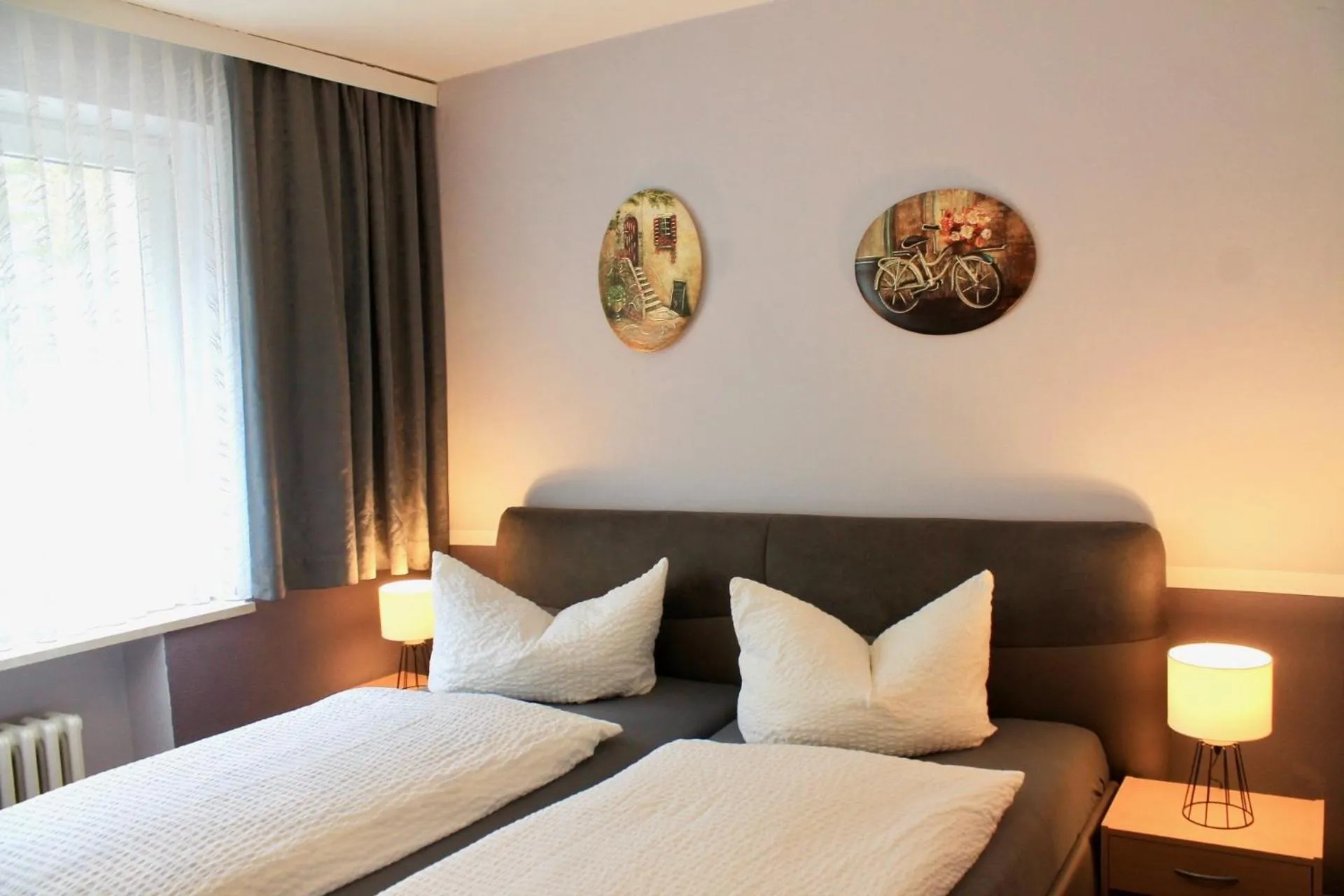 Bed in Hotel Carolaruh