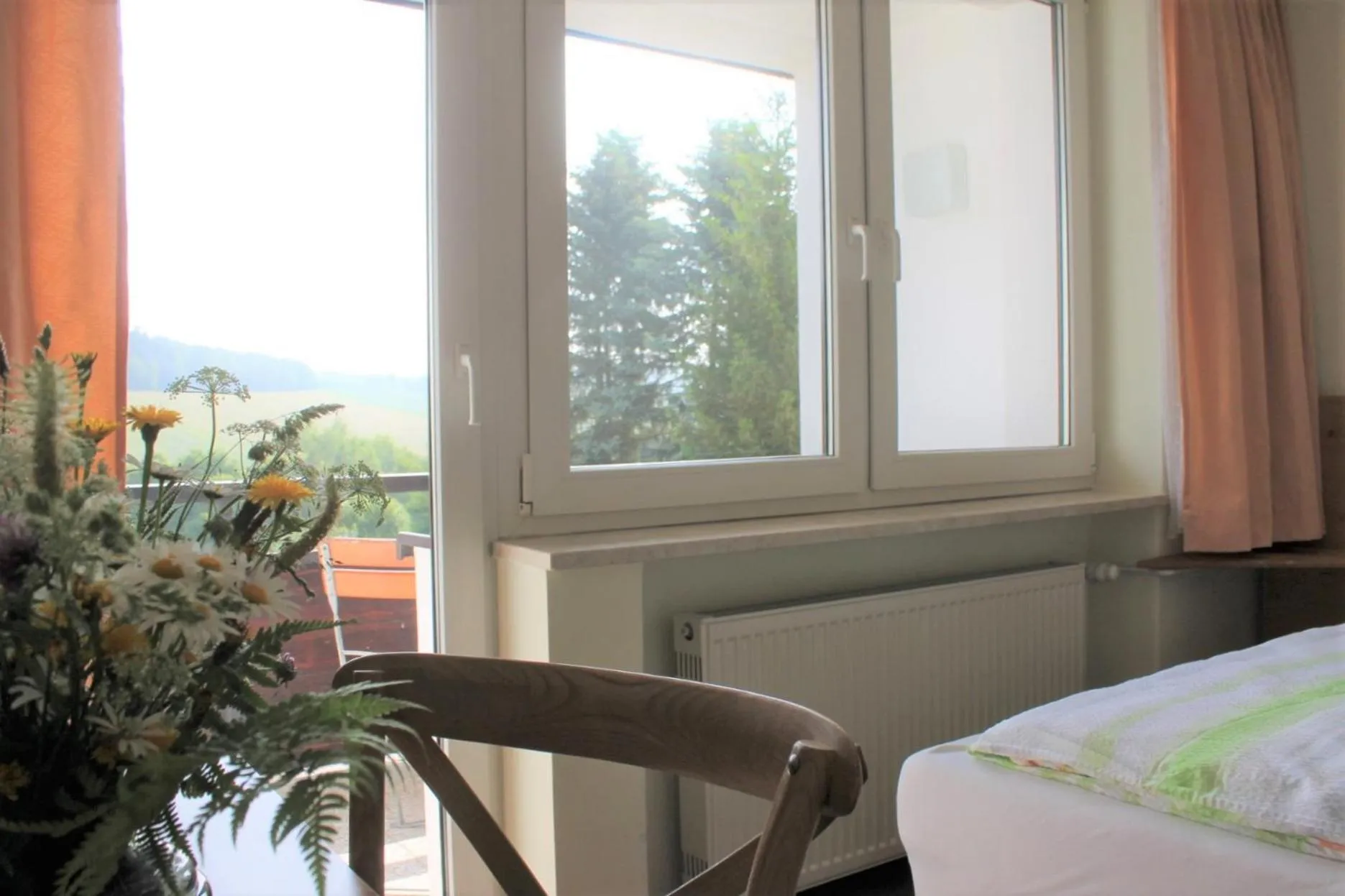 View (from property/room), Bed in Hotel Carolaruh