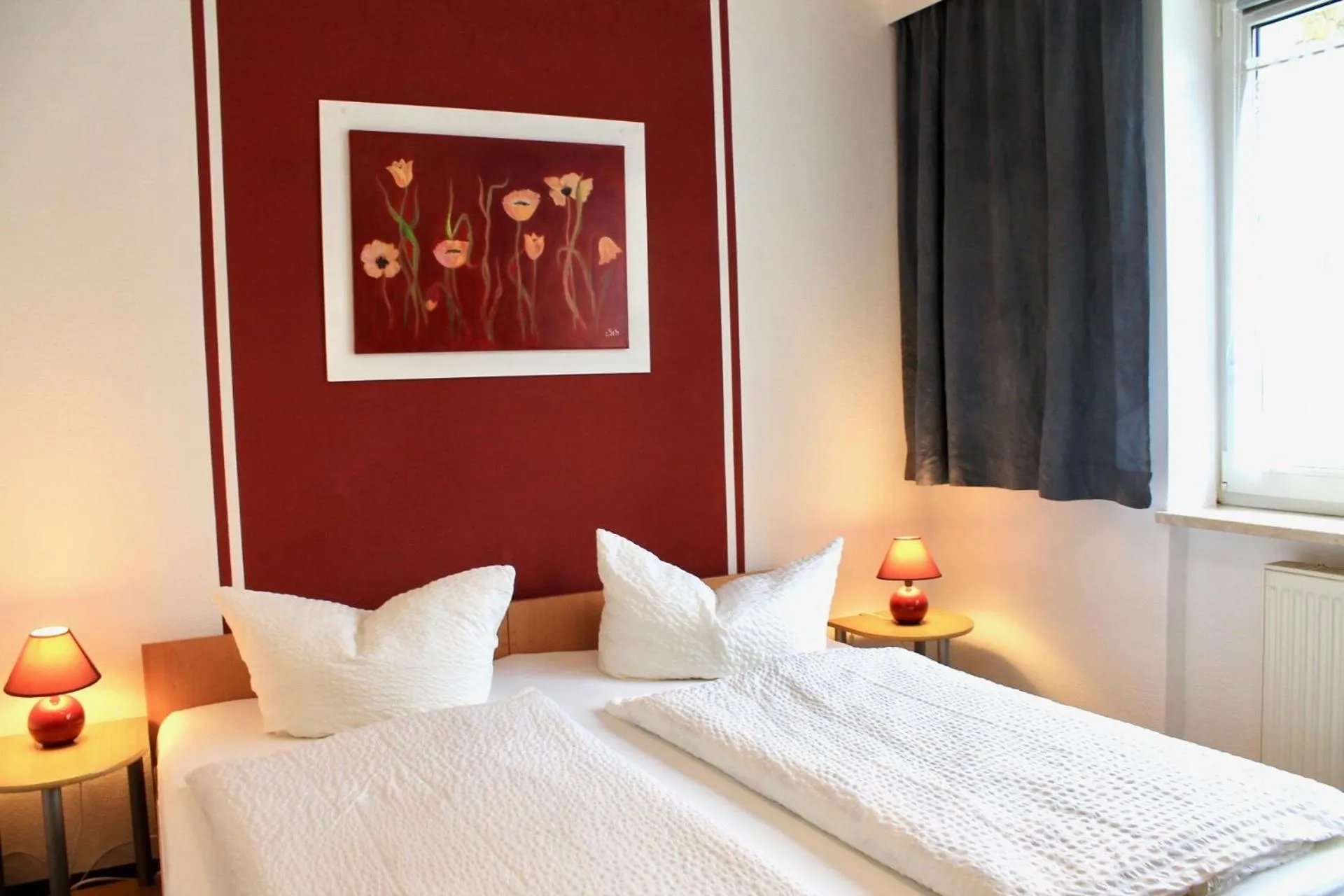 Bed in Hotel Carolaruh