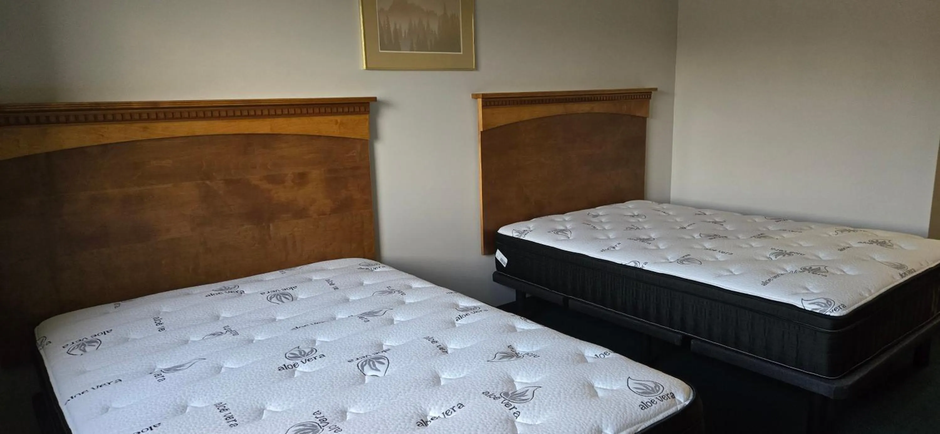 Bed in Ocean Marina Hotel