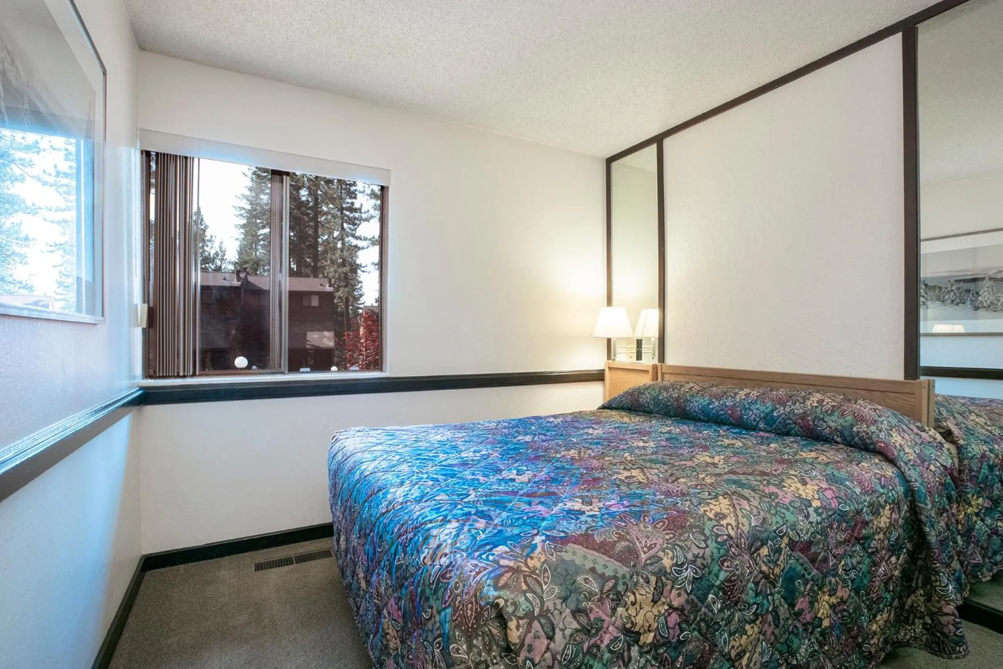 Bed in Club Tahoe Resort