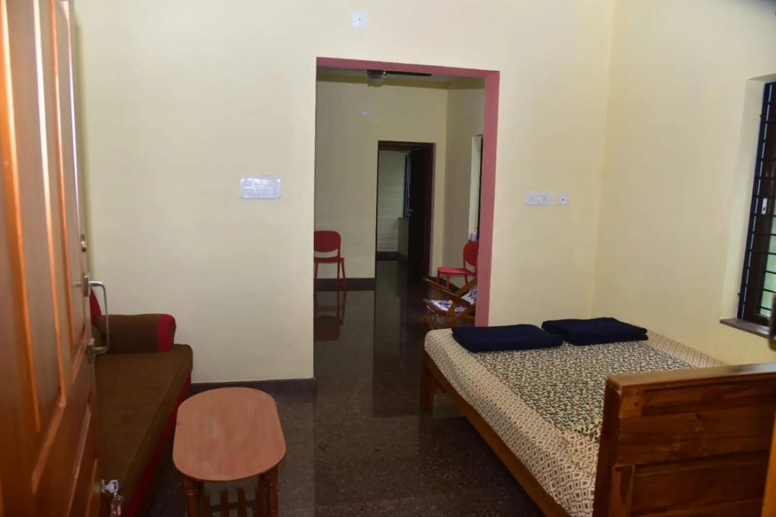 Bed in Devatha Homestay, Guest House, Hotel,Dharmasthala-2