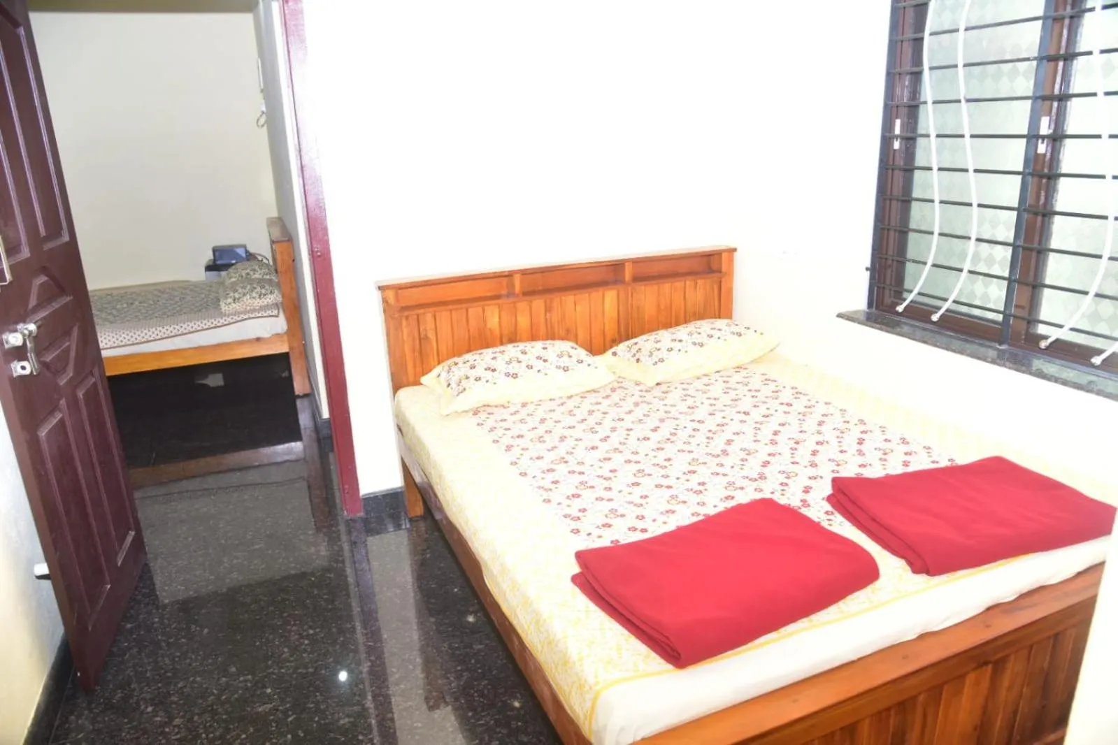 Bed in Devatha Homestay, Guest House, Hotel,Dharmasthala-2