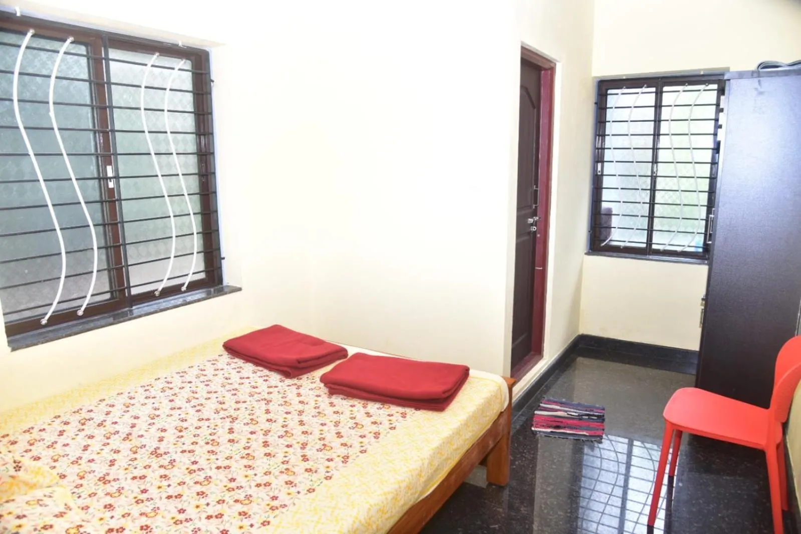 Bed in Devatha Homestay, Guest House, Hotel,Dharmasthala-2