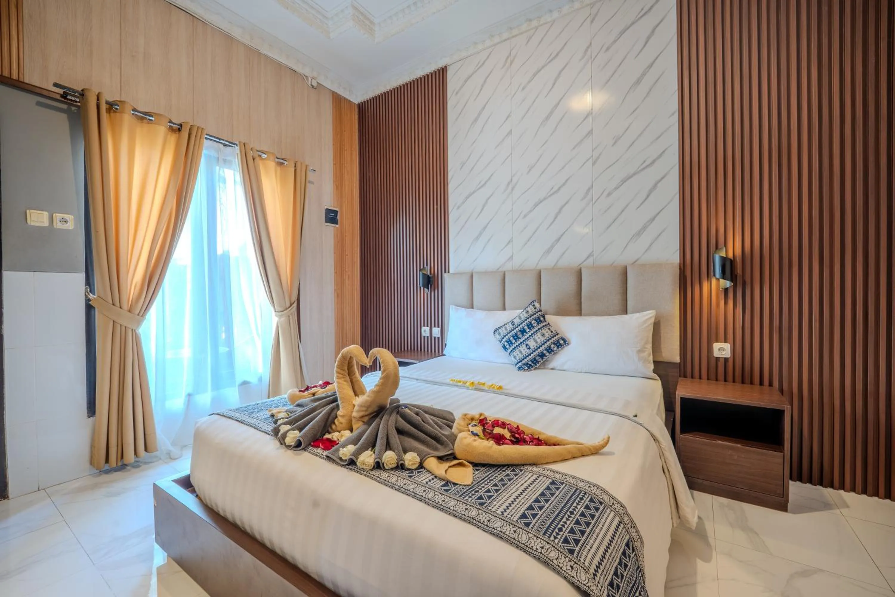 Bed in Wana Kubu Homestay