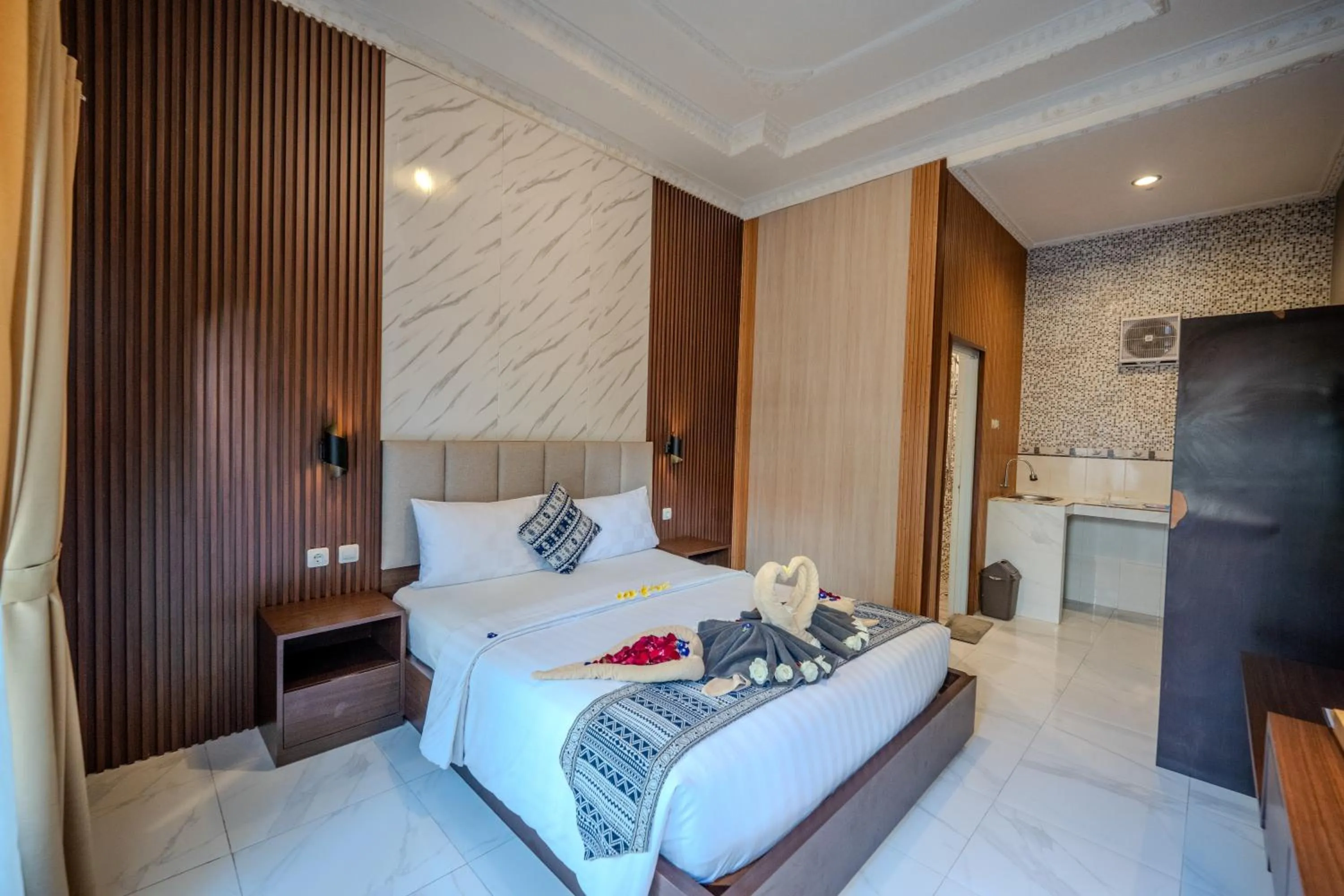 Bed in Wana Kubu Homestay