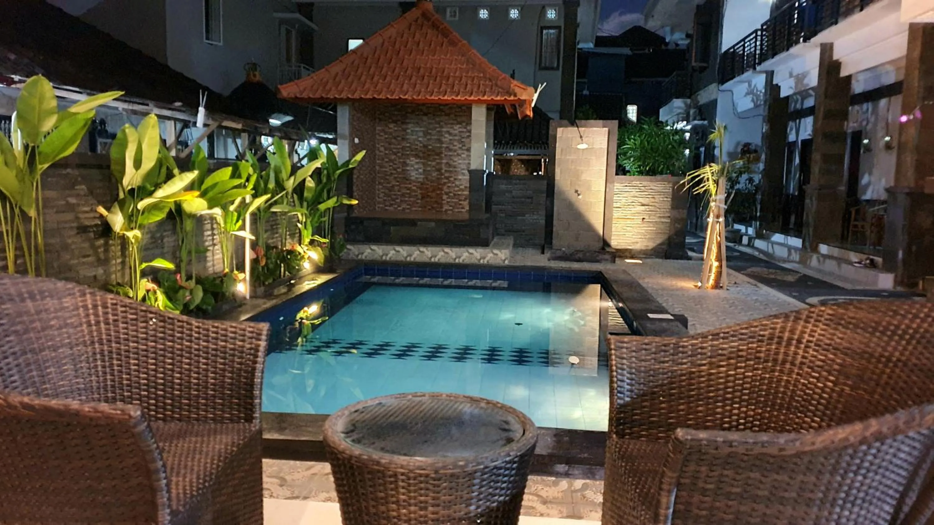 Pool view in Wana Kubu Homestay