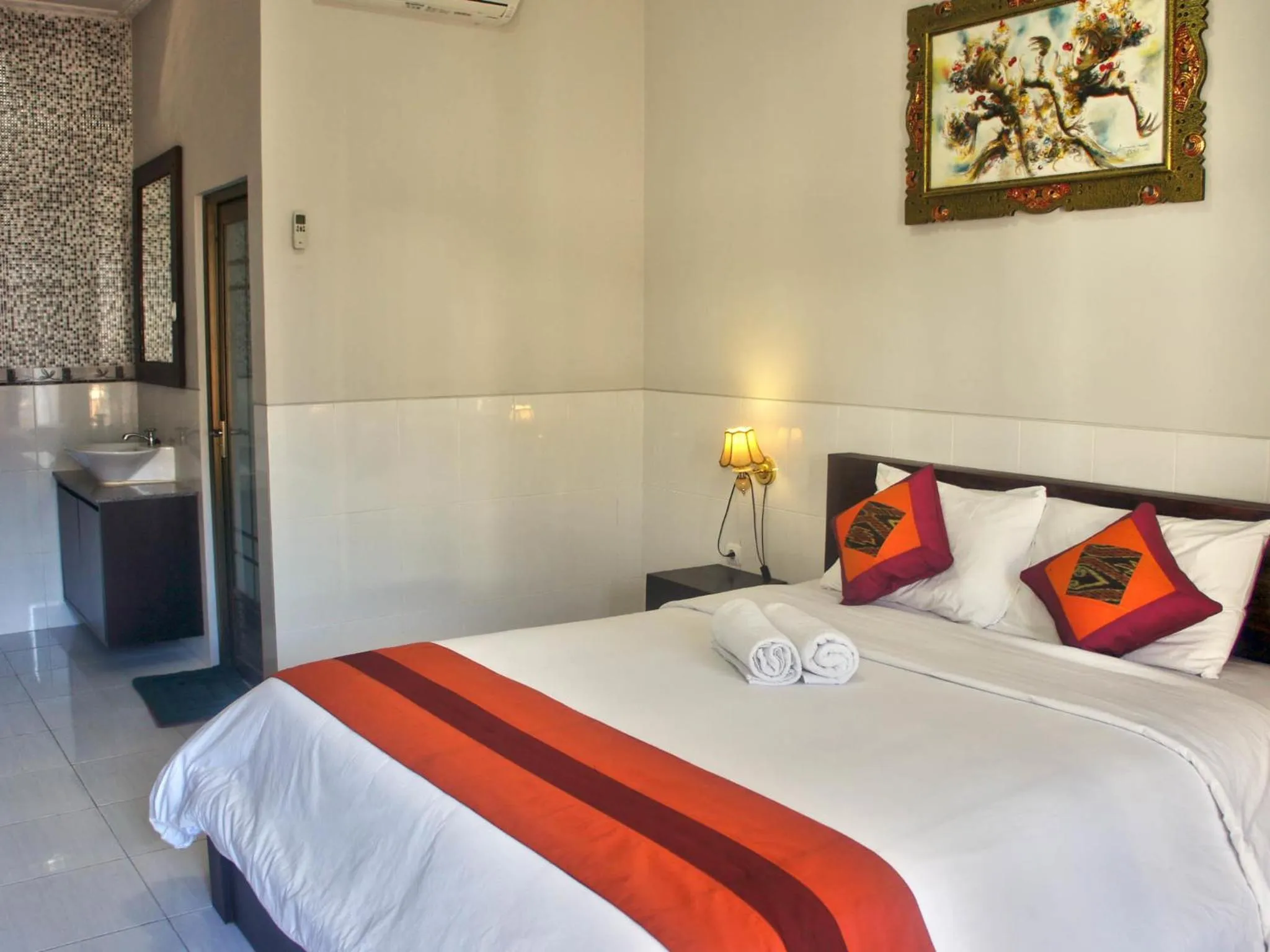 Bed in Wana Kubu Homestay