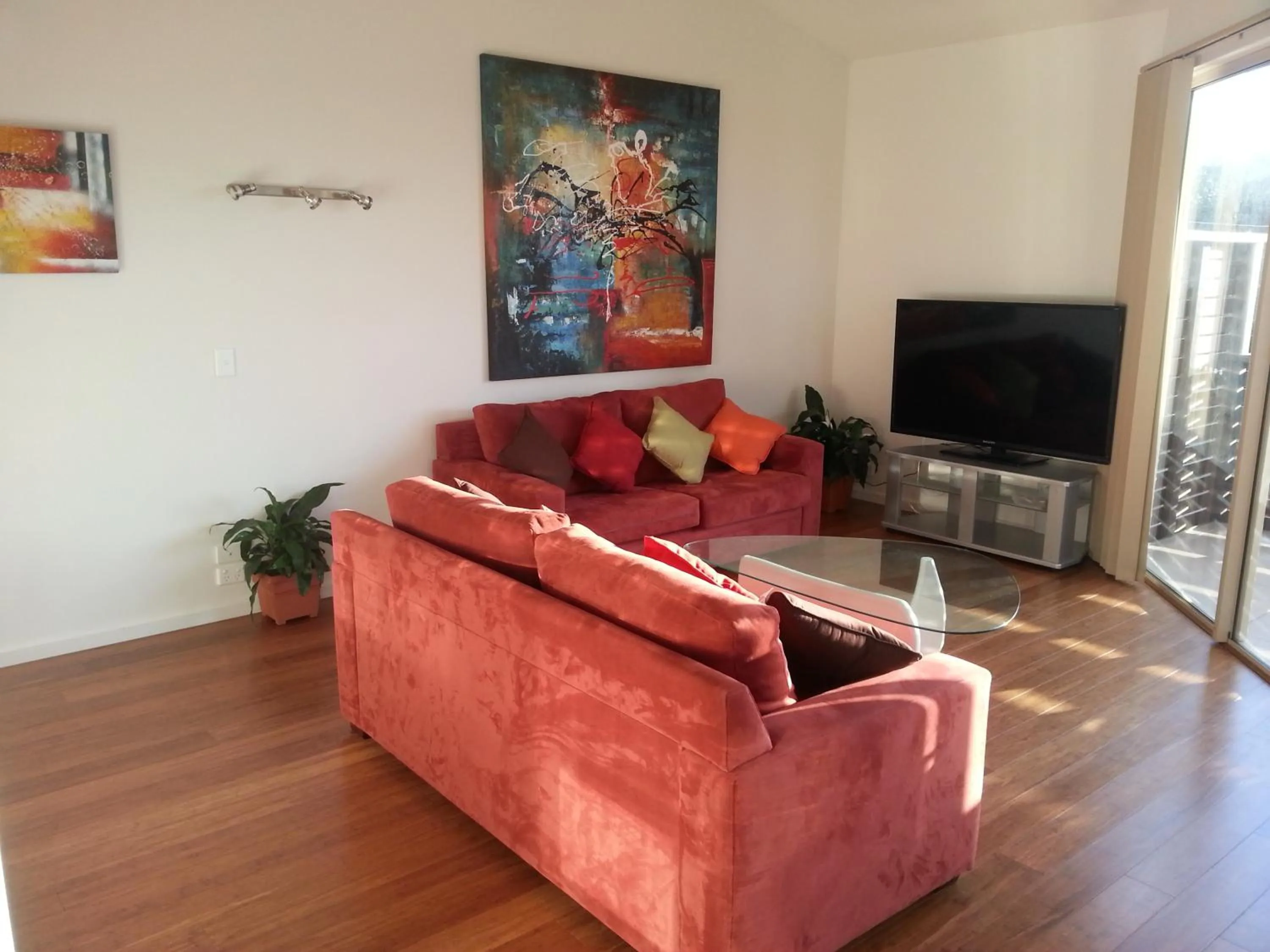 Living room in McKillop Geelong by Gold Star Stays