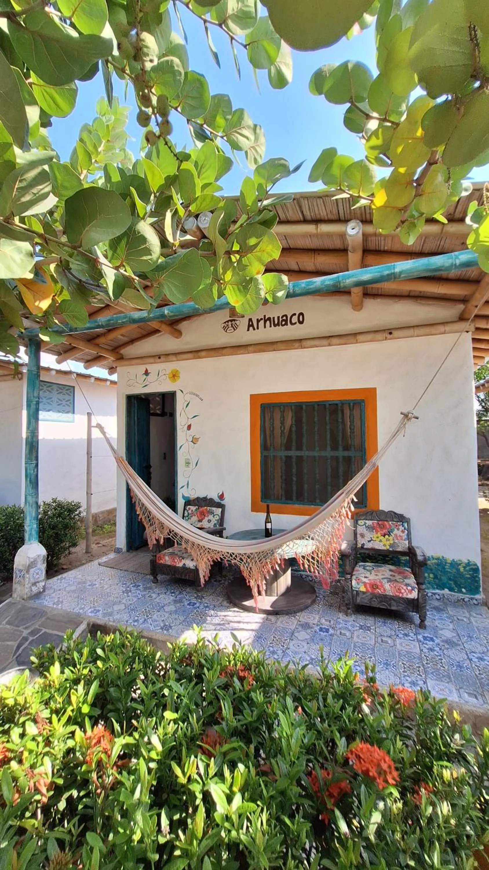 Balcony/Terrace in Eco-Hotel Chevere Beach
