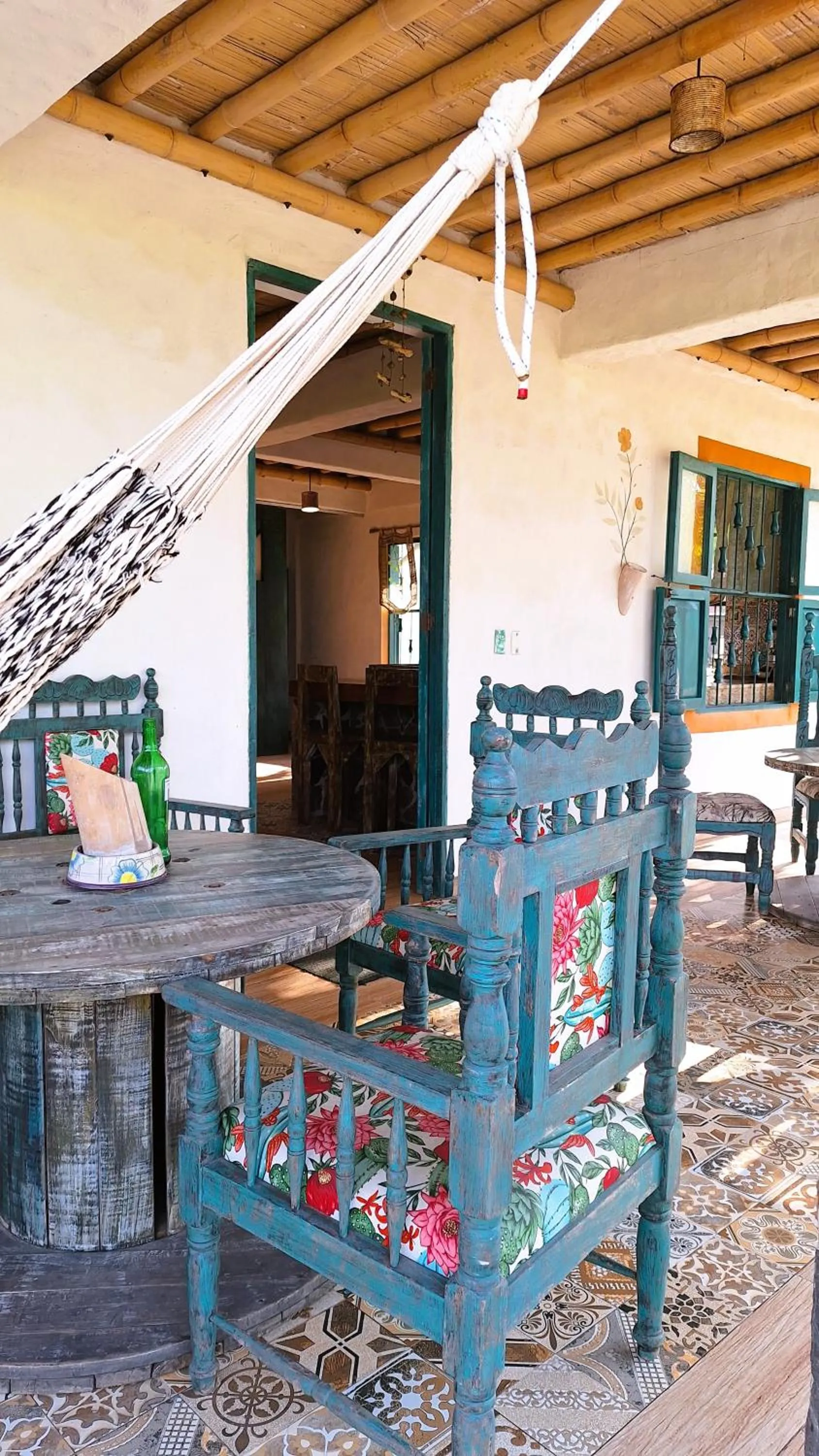 Balcony/Terrace in Eco-Hotel Chevere Beach