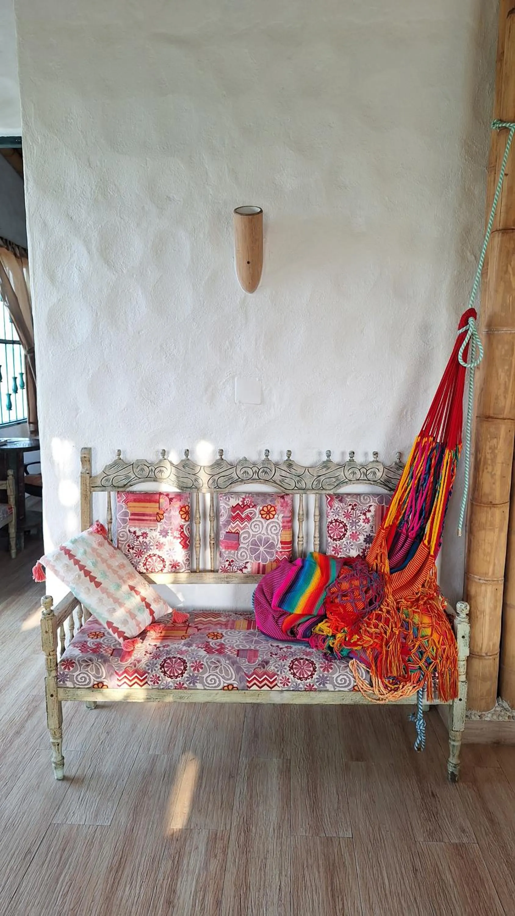 Living room in Eco-Hotel Chevere Beach