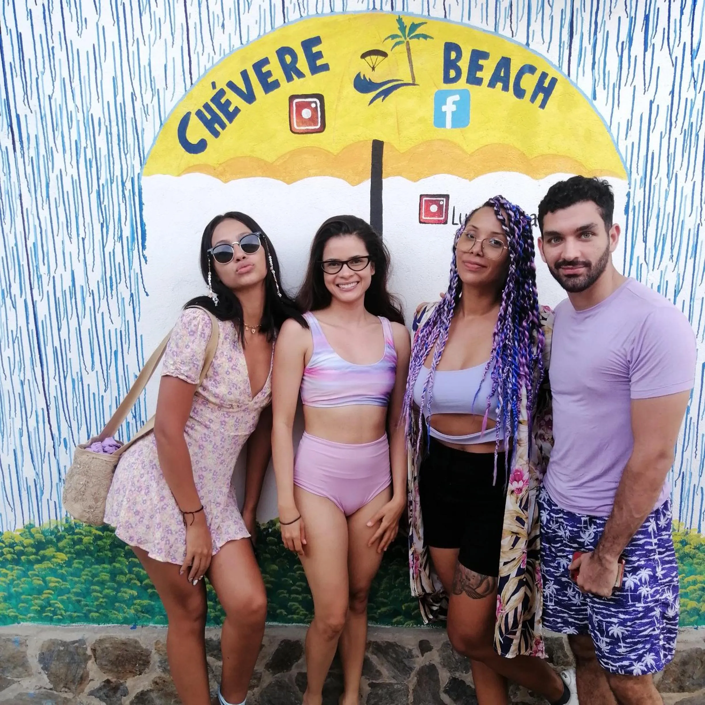 People in Eco-Hotel Chevere Beach