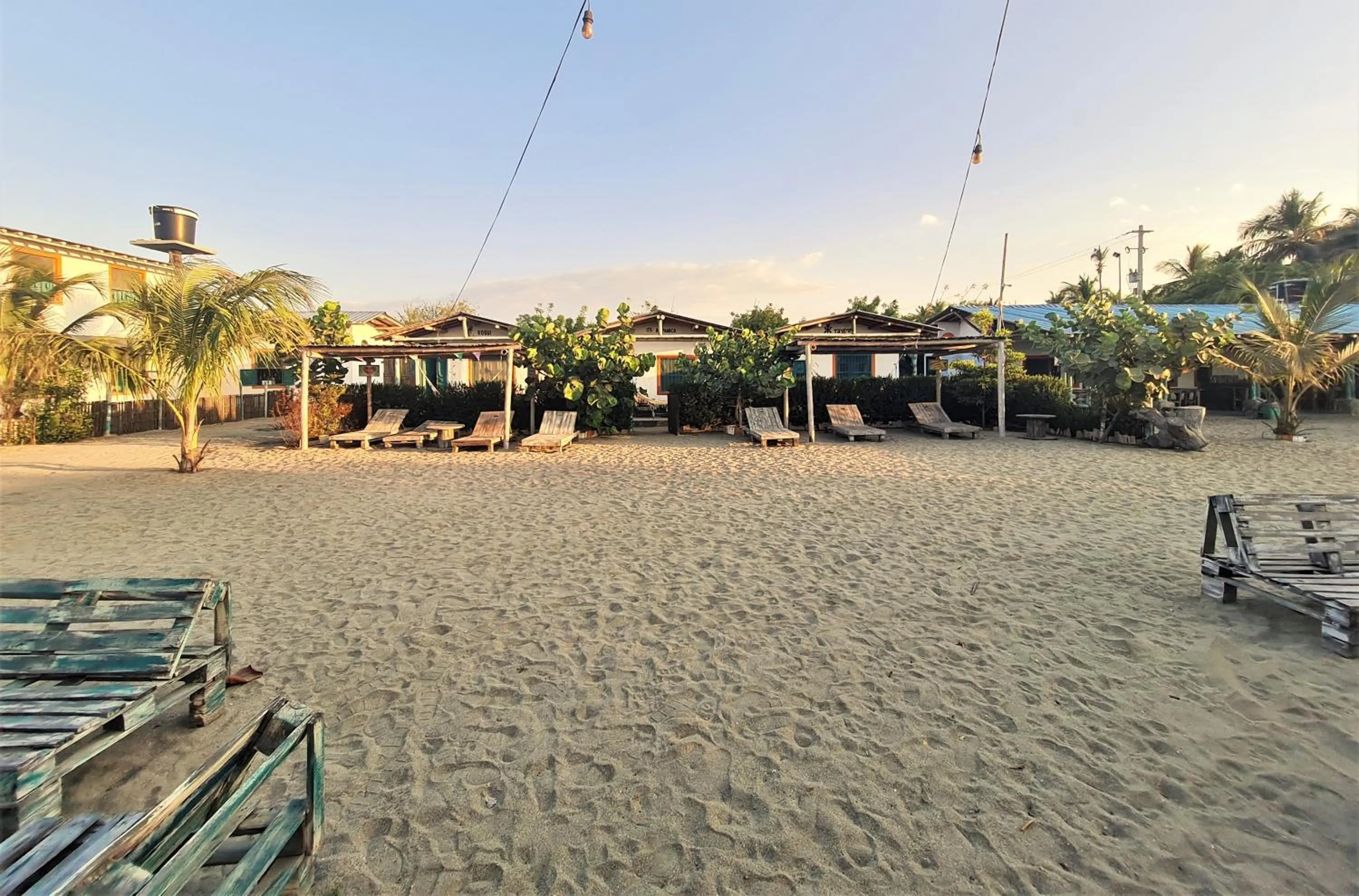 Garden in Eco-Hotel Chevere Beach