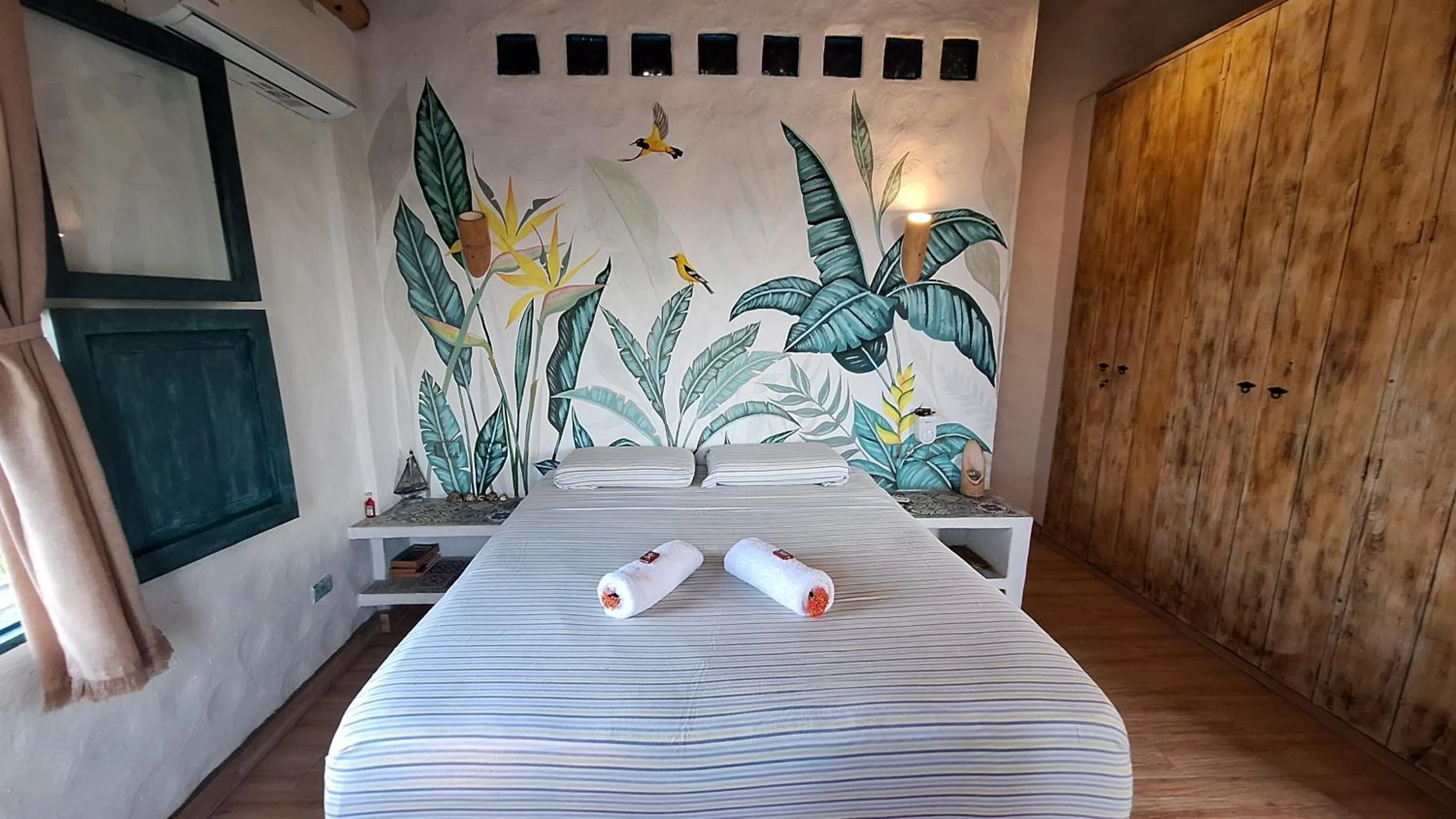 Bed in Eco-Hotel Chevere Beach