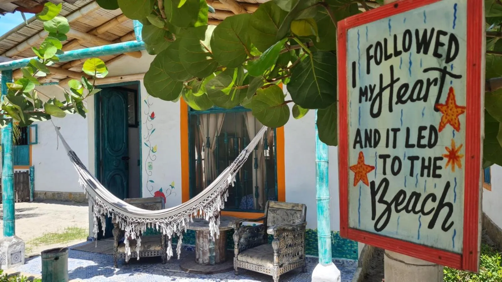 Garden in Eco-Hotel Chevere Beach