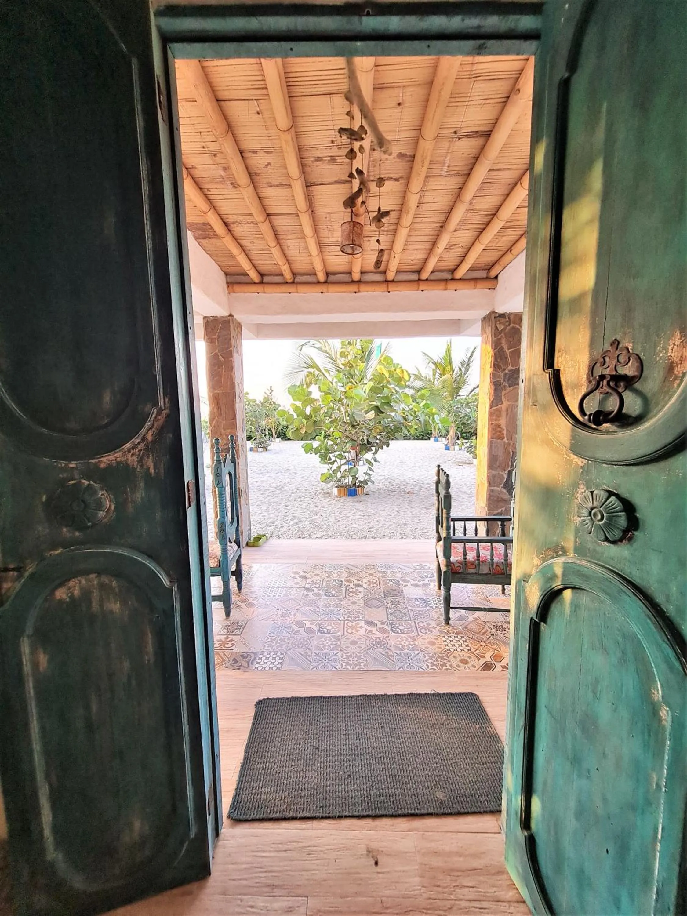 Facade/entrance in Eco-Hotel Chevere Beach