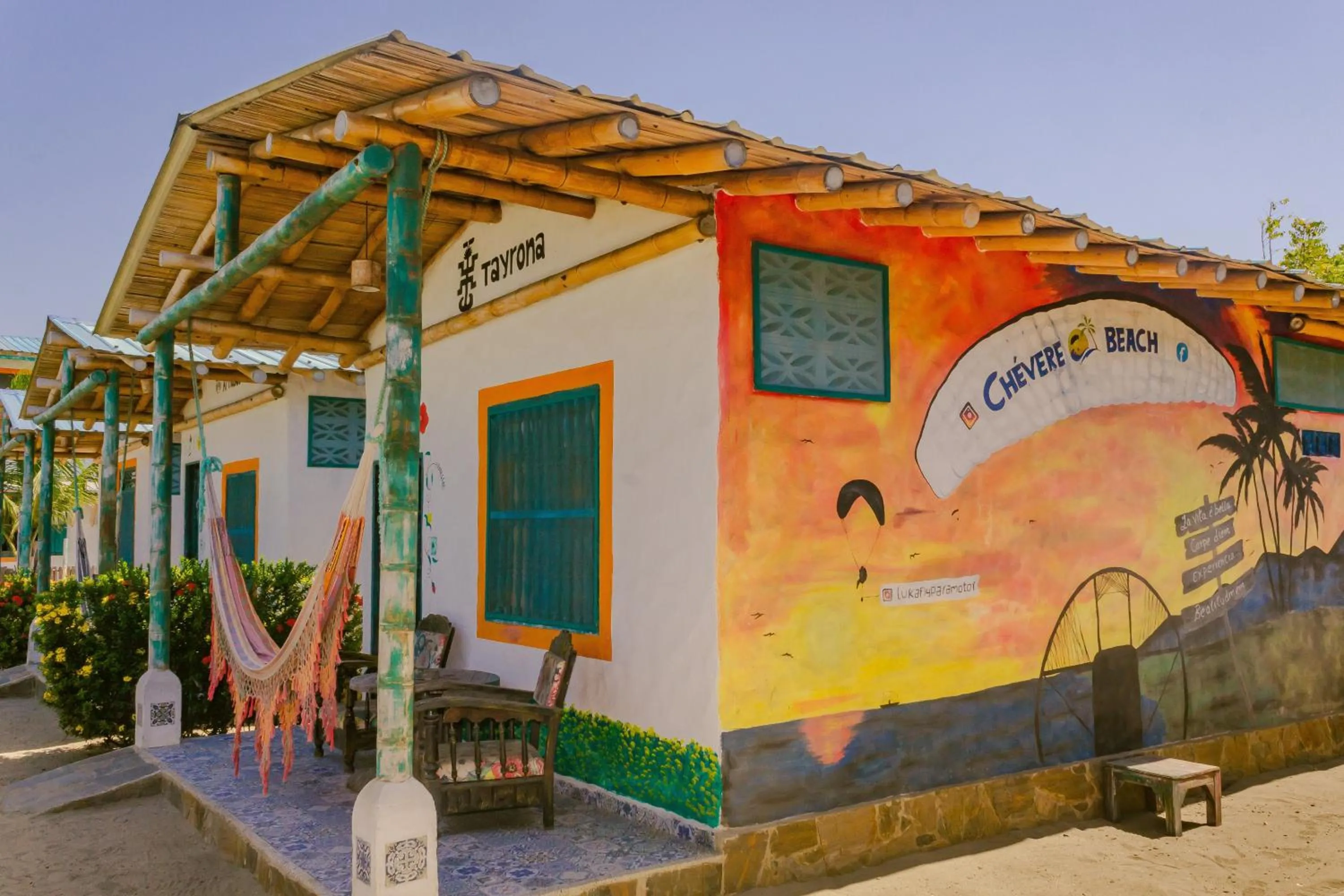 Balcony/Terrace in Eco-Hotel Chevere Beach