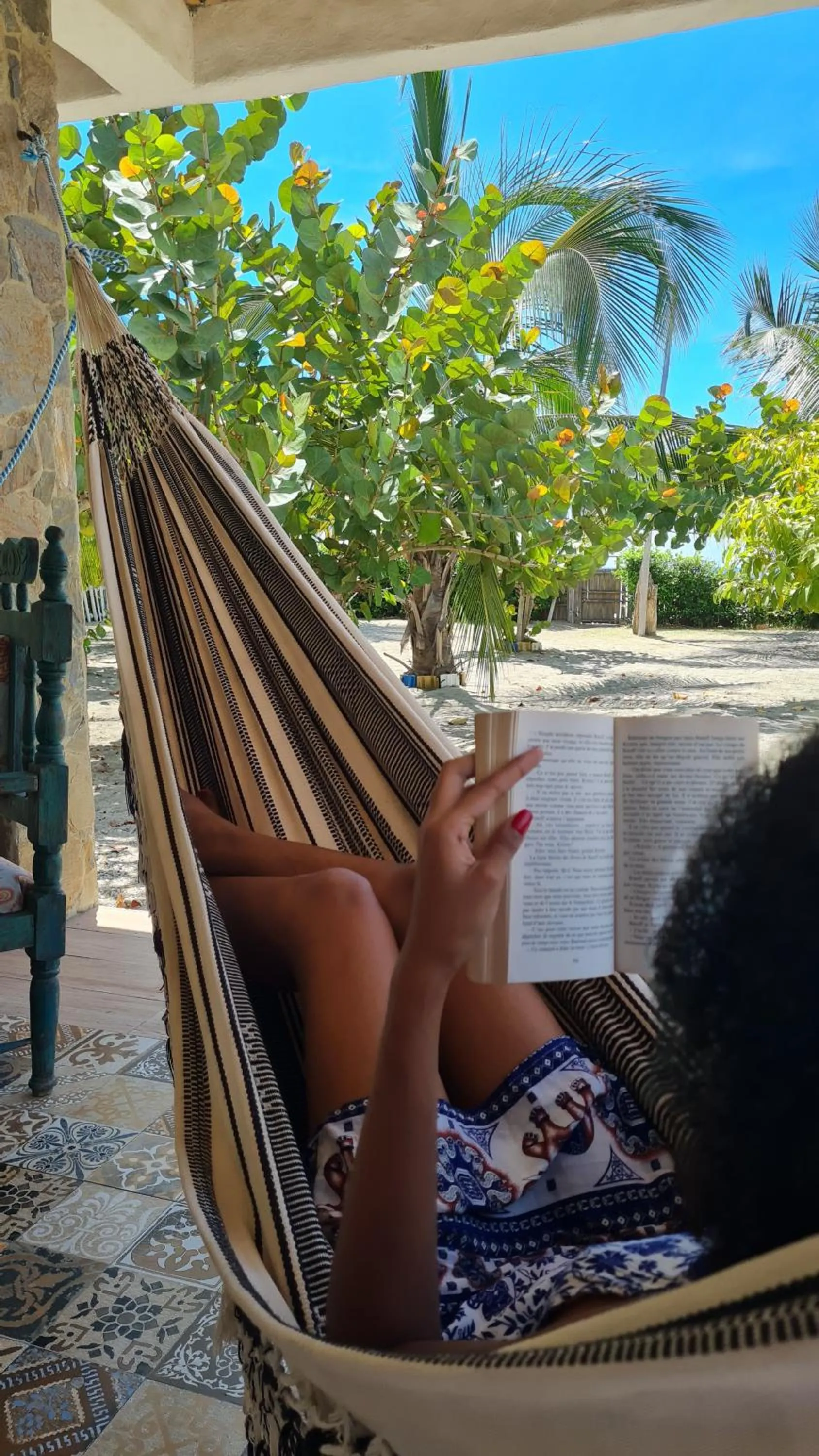 Balcony/Terrace in Eco-Hotel Chevere Beach