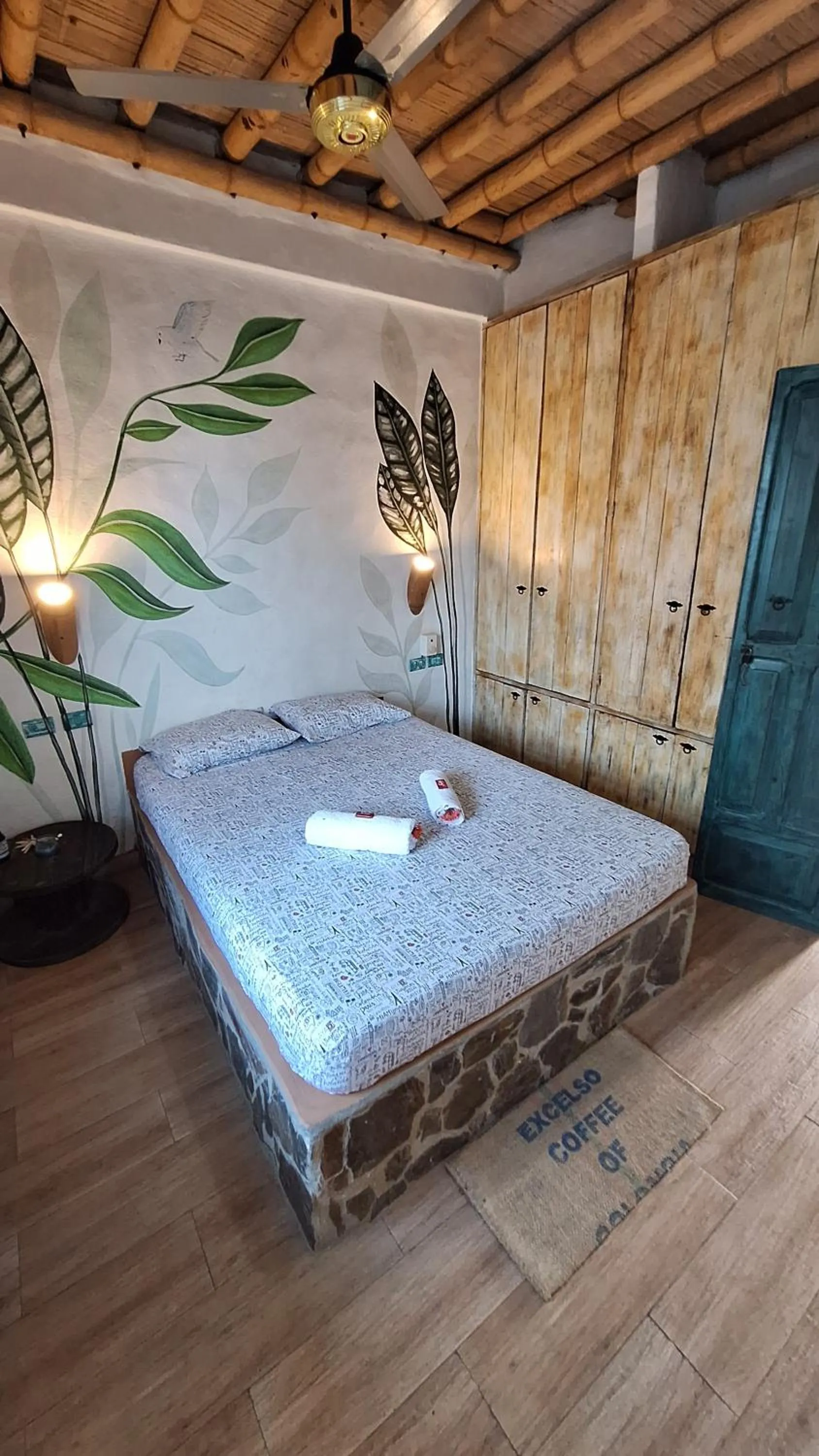 Bedroom, Bed in Eco-Hotel Chevere Beach