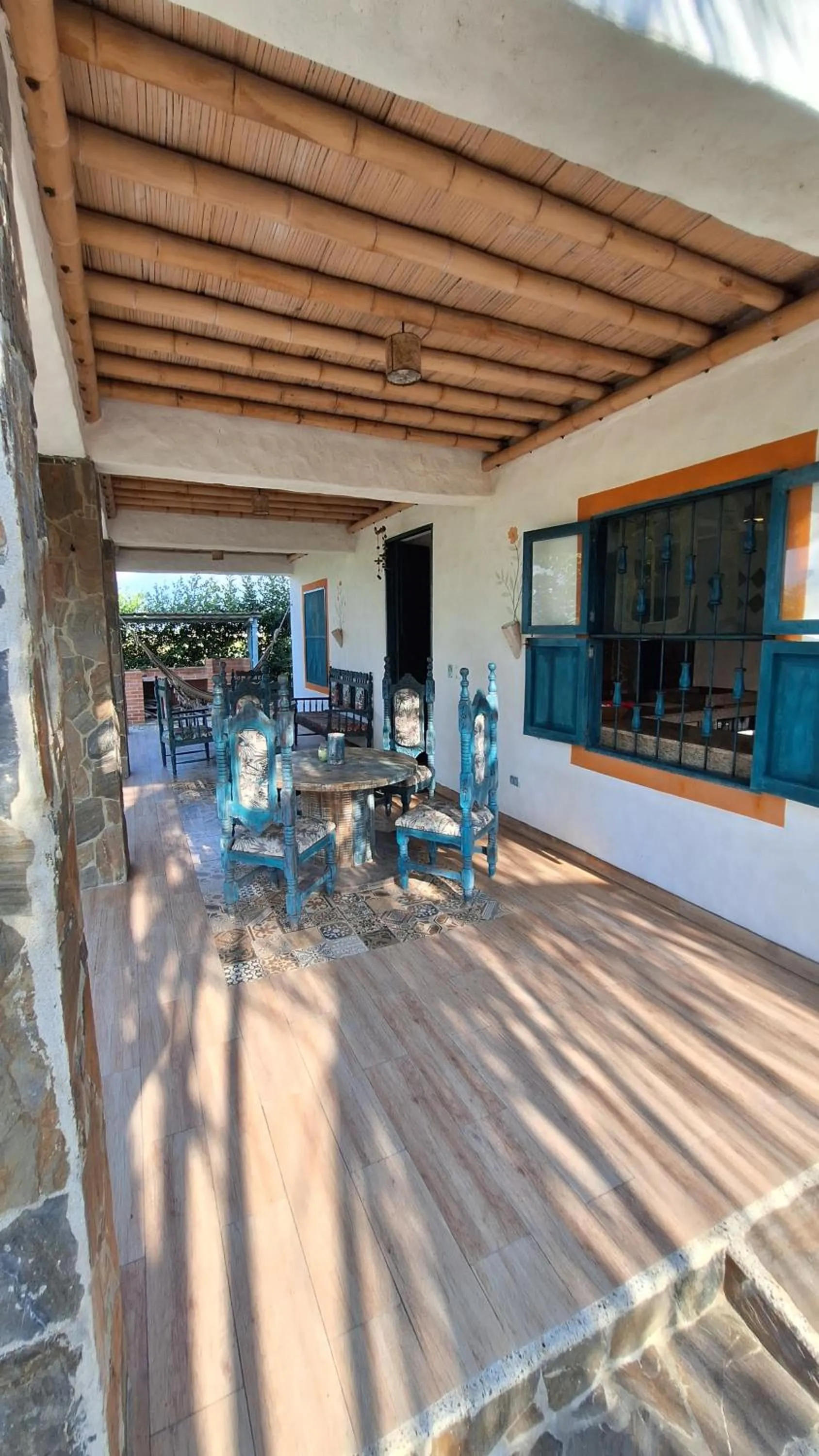 Balcony/Terrace in Eco-Hotel Chevere Beach