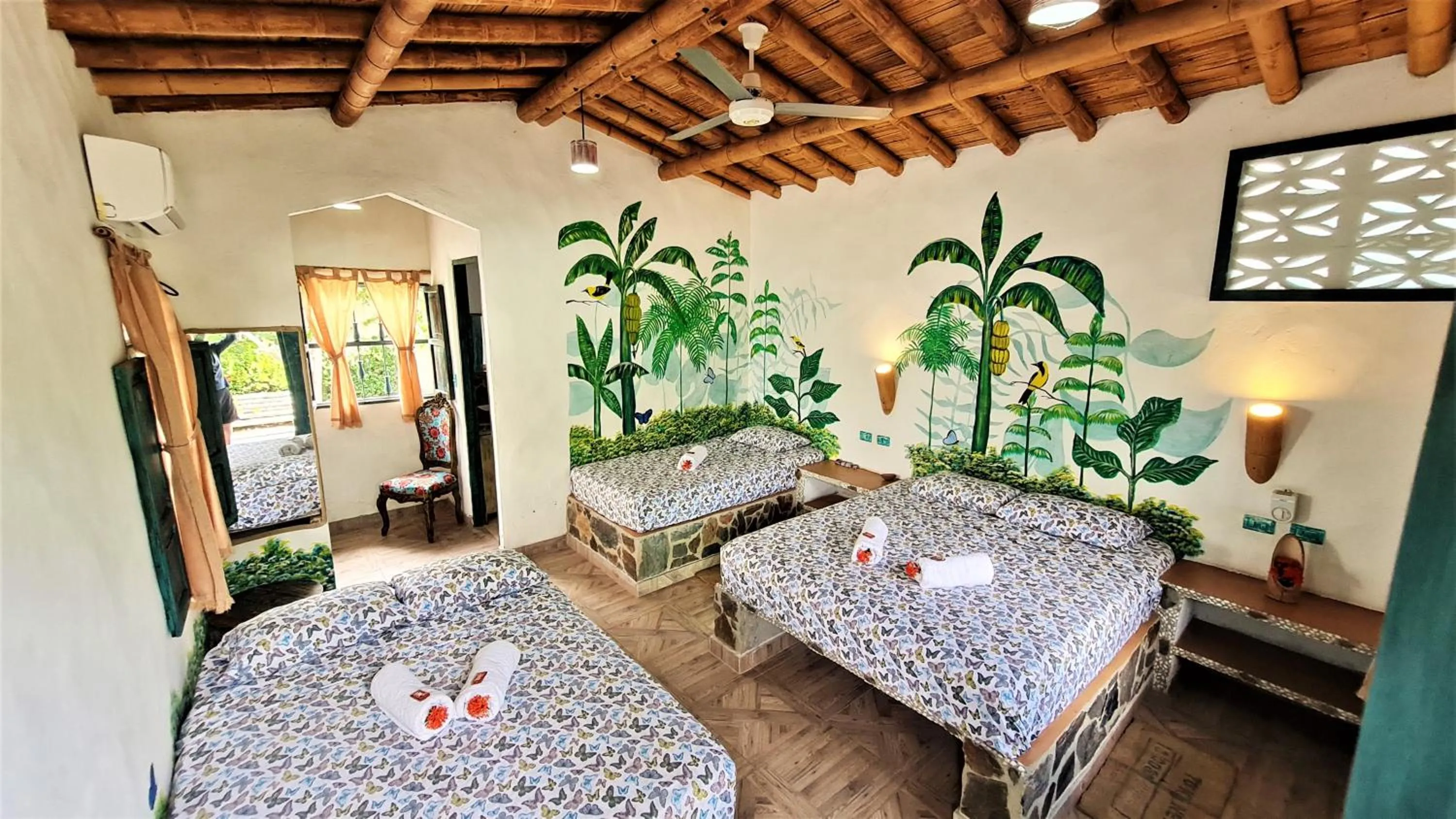Photo of the whole room, Bed in Eco-Hotel Chevere Beach