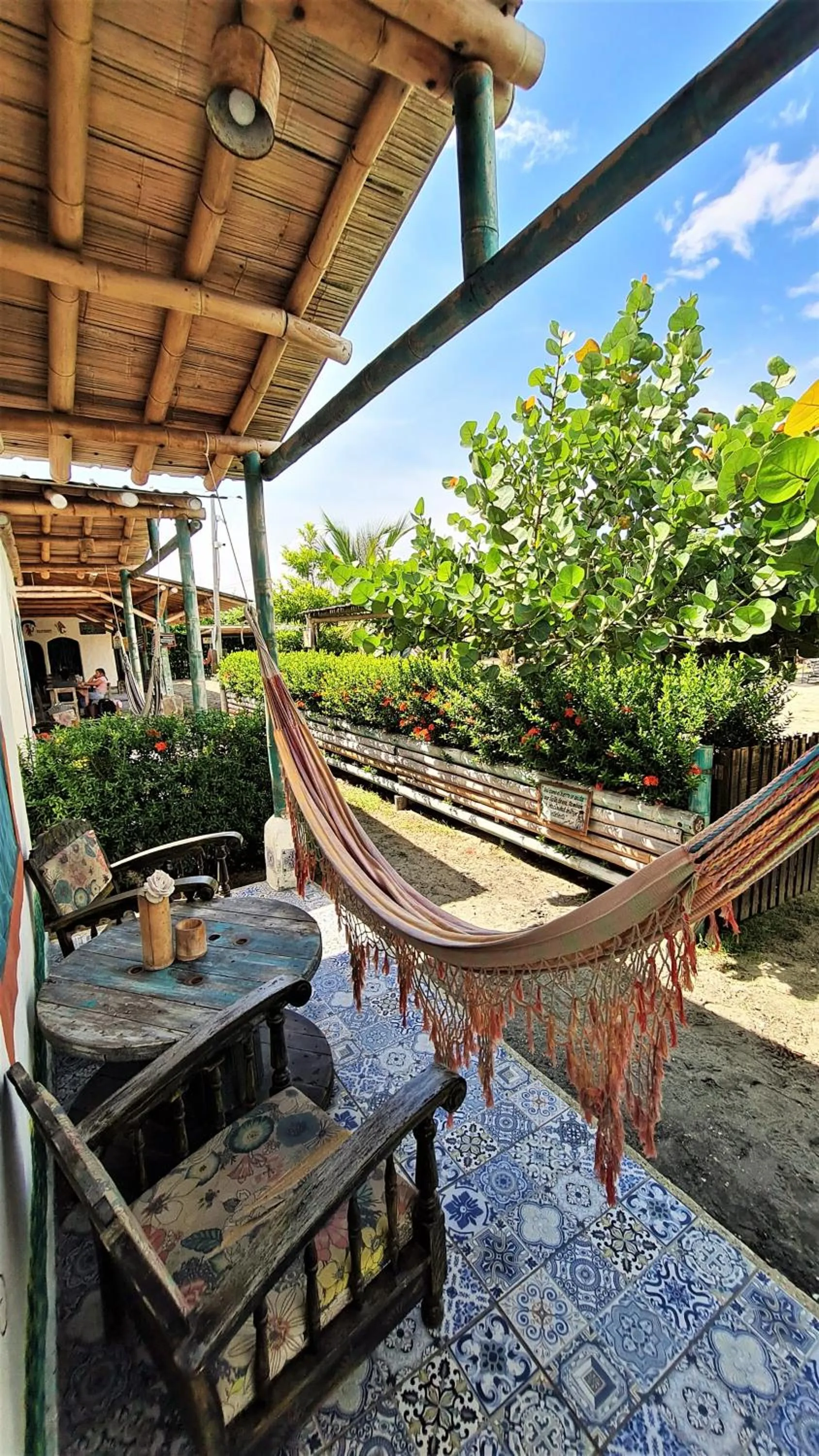 Balcony/Terrace in Eco-Hotel Chevere Beach