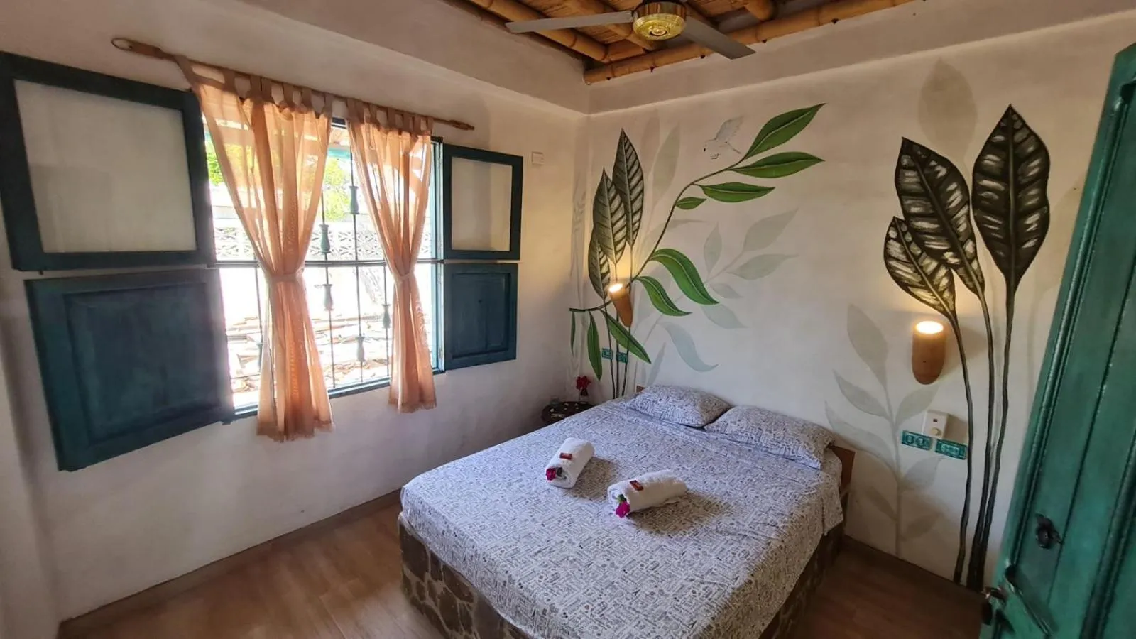 Bed in Eco-Hotel Chevere Beach