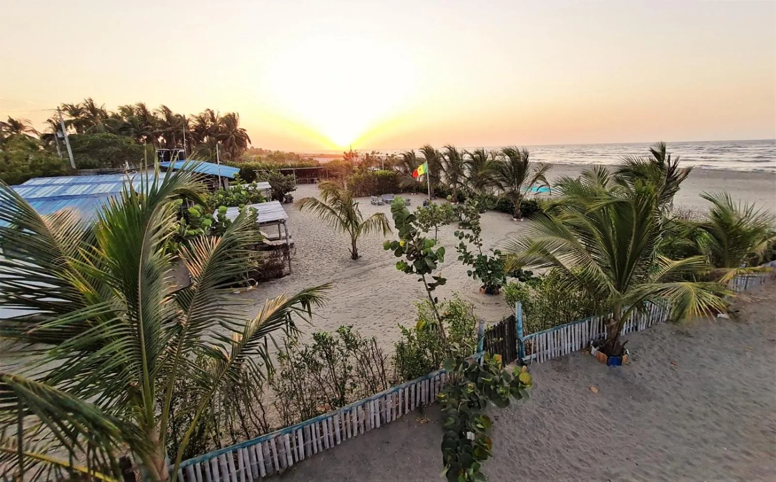 Sea view in Eco-Hotel Chevere Beach