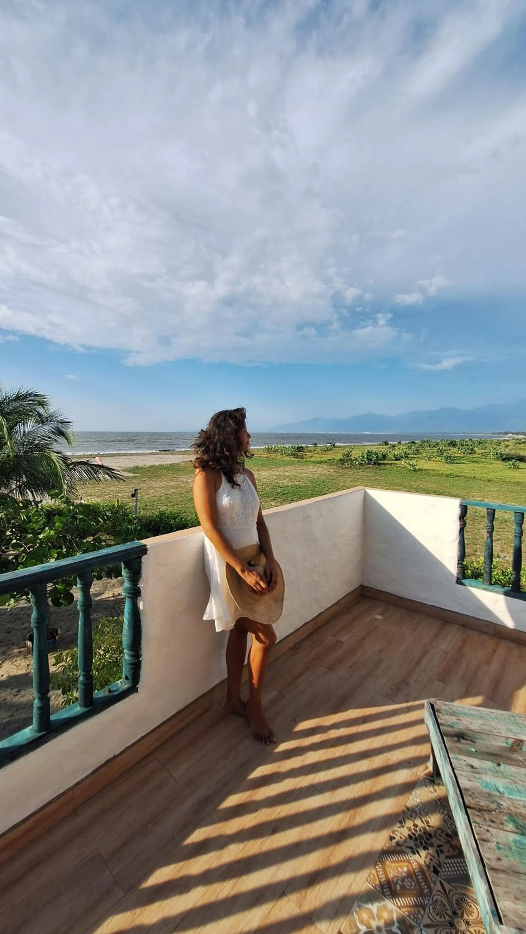 Balcony/Terrace in Eco-Hotel Chevere Beach