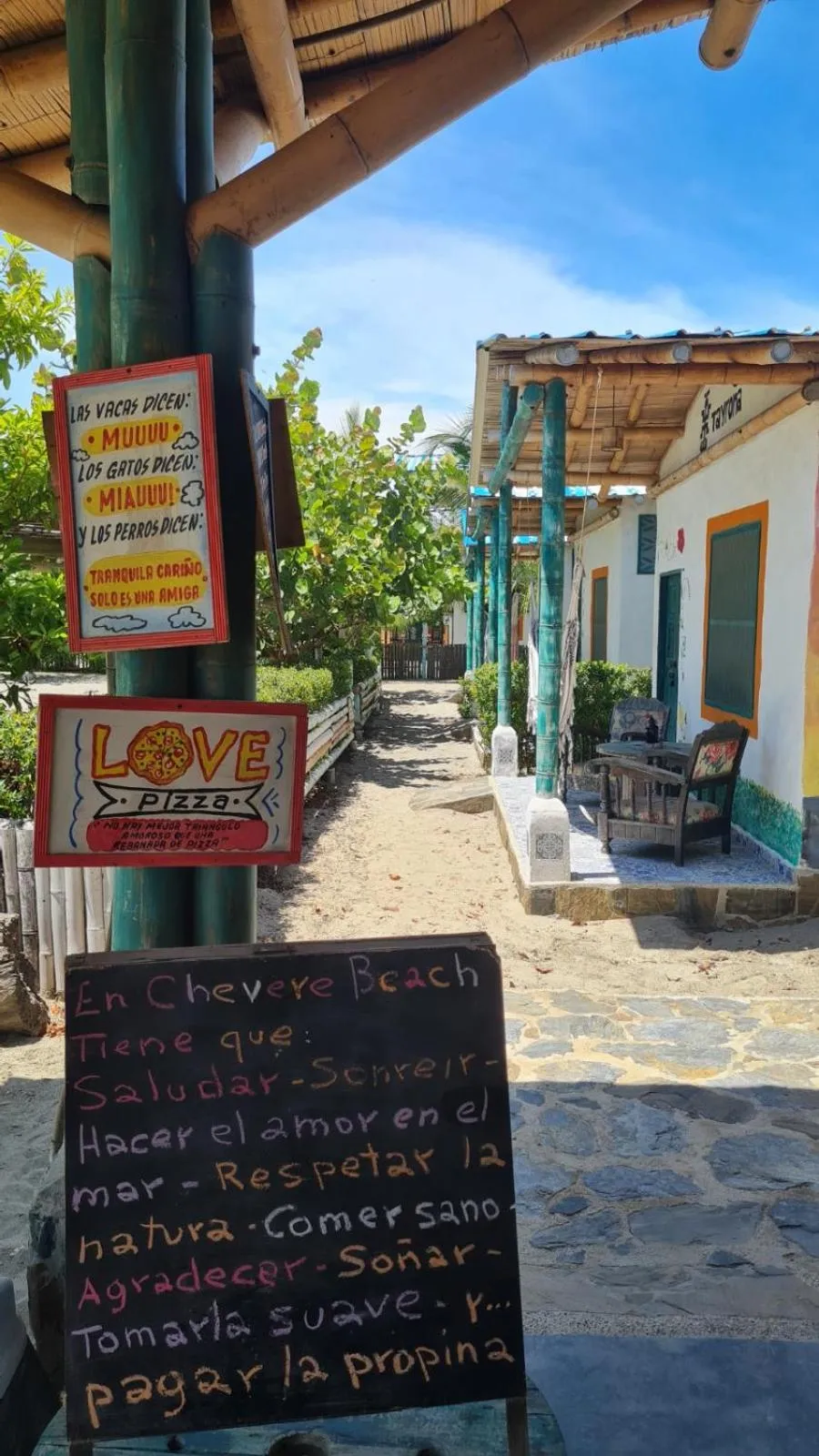 Property building in Eco-Hotel Chevere Beach