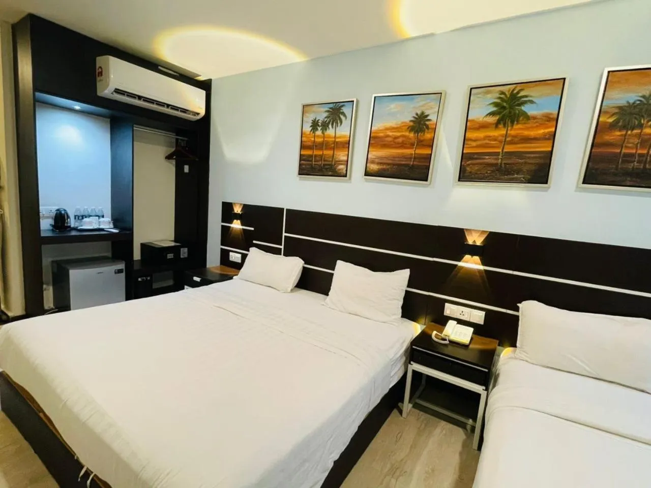 Bed in K Garden Hotel Parit Buntar