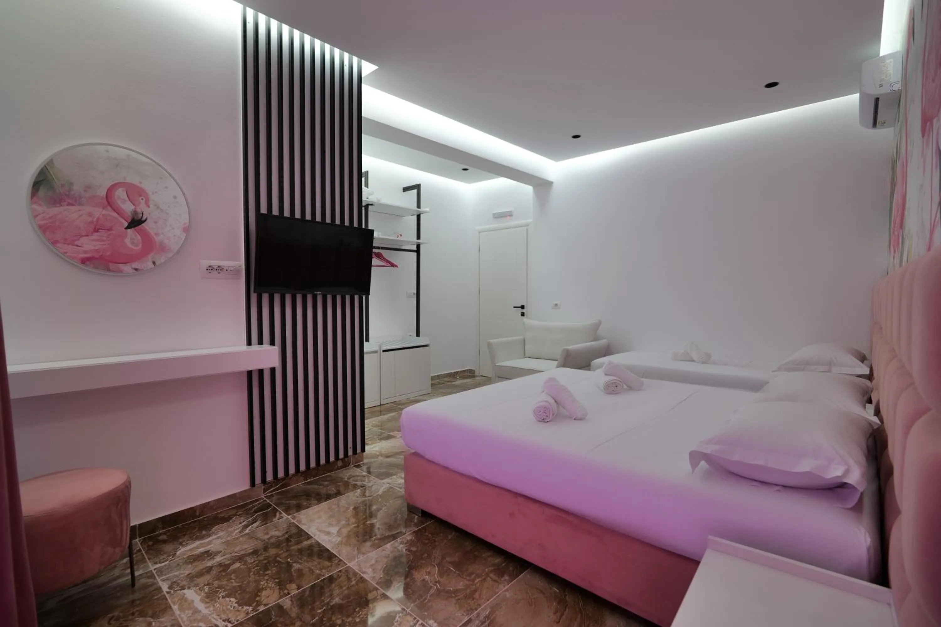 Bathroom, Bed in La Maison Boutique Hotel