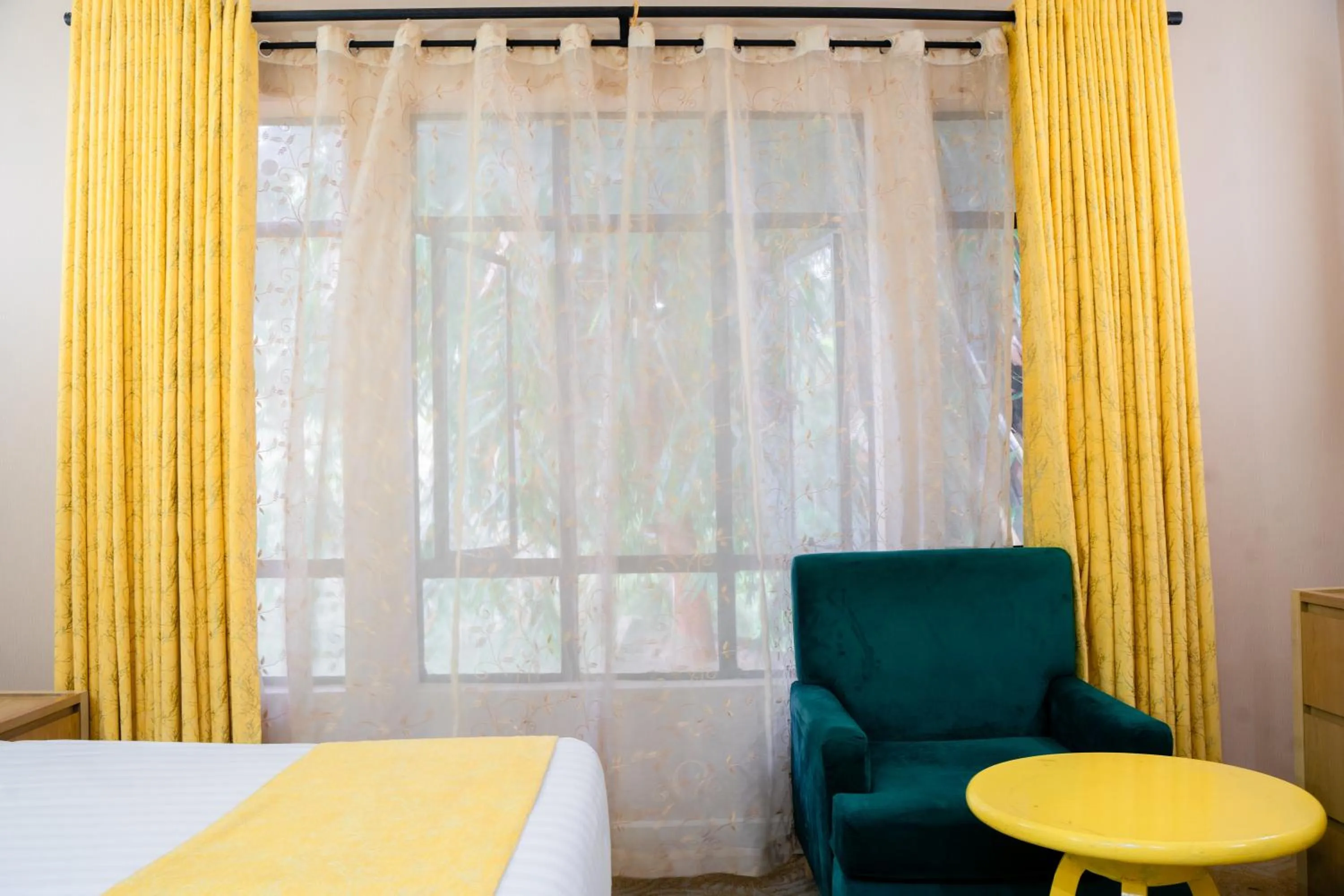 Seating area in West Wood Hotel