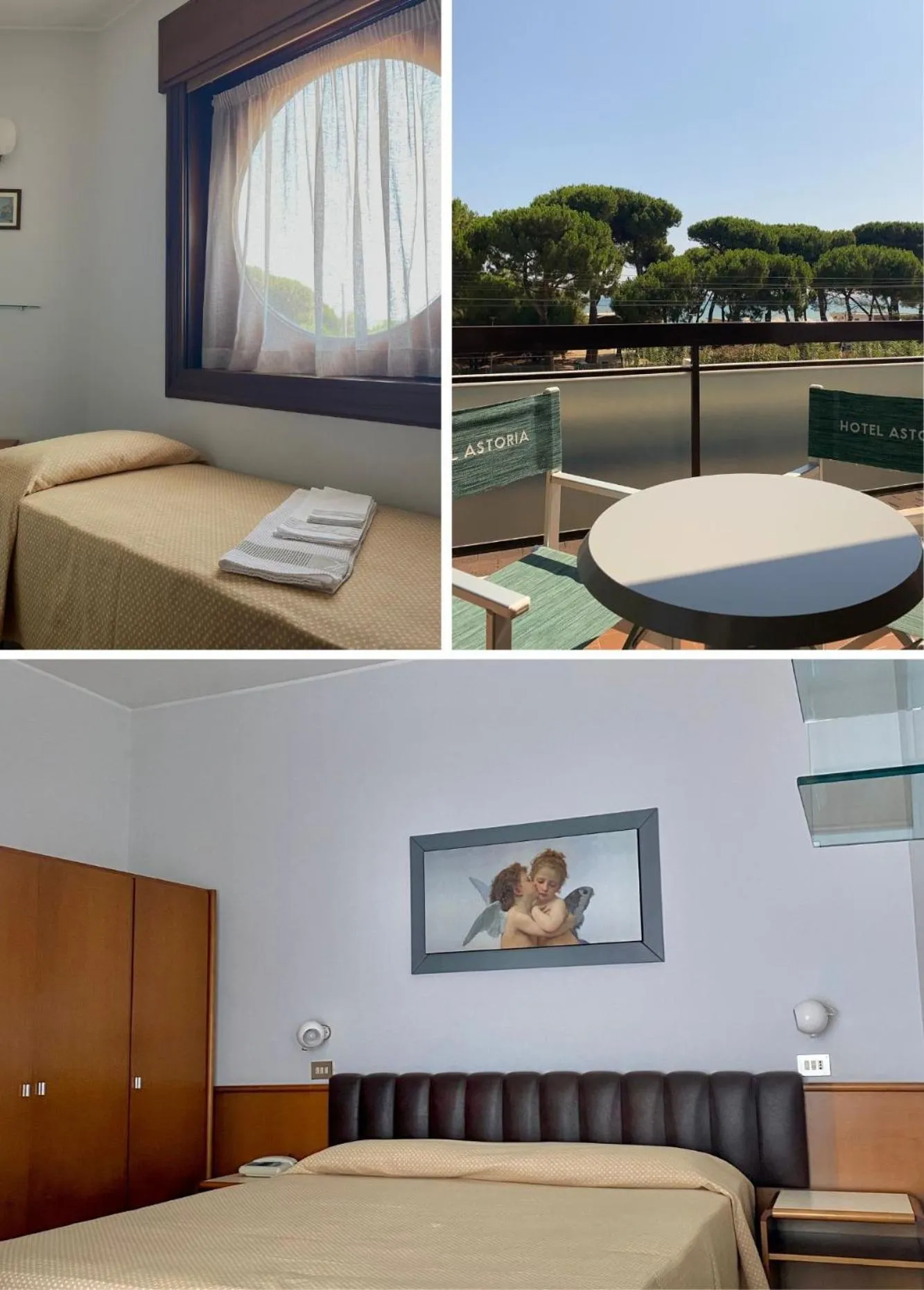 Bed in Hotel Astoria