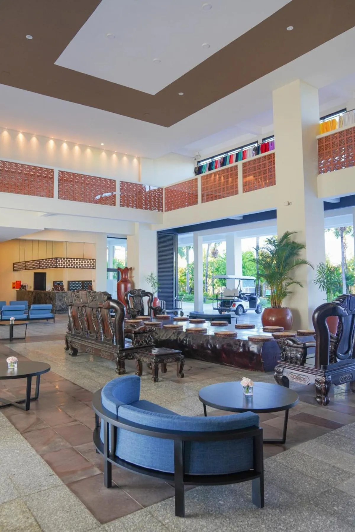 Lobby or reception in Grandvrio Ocean Resort Danang