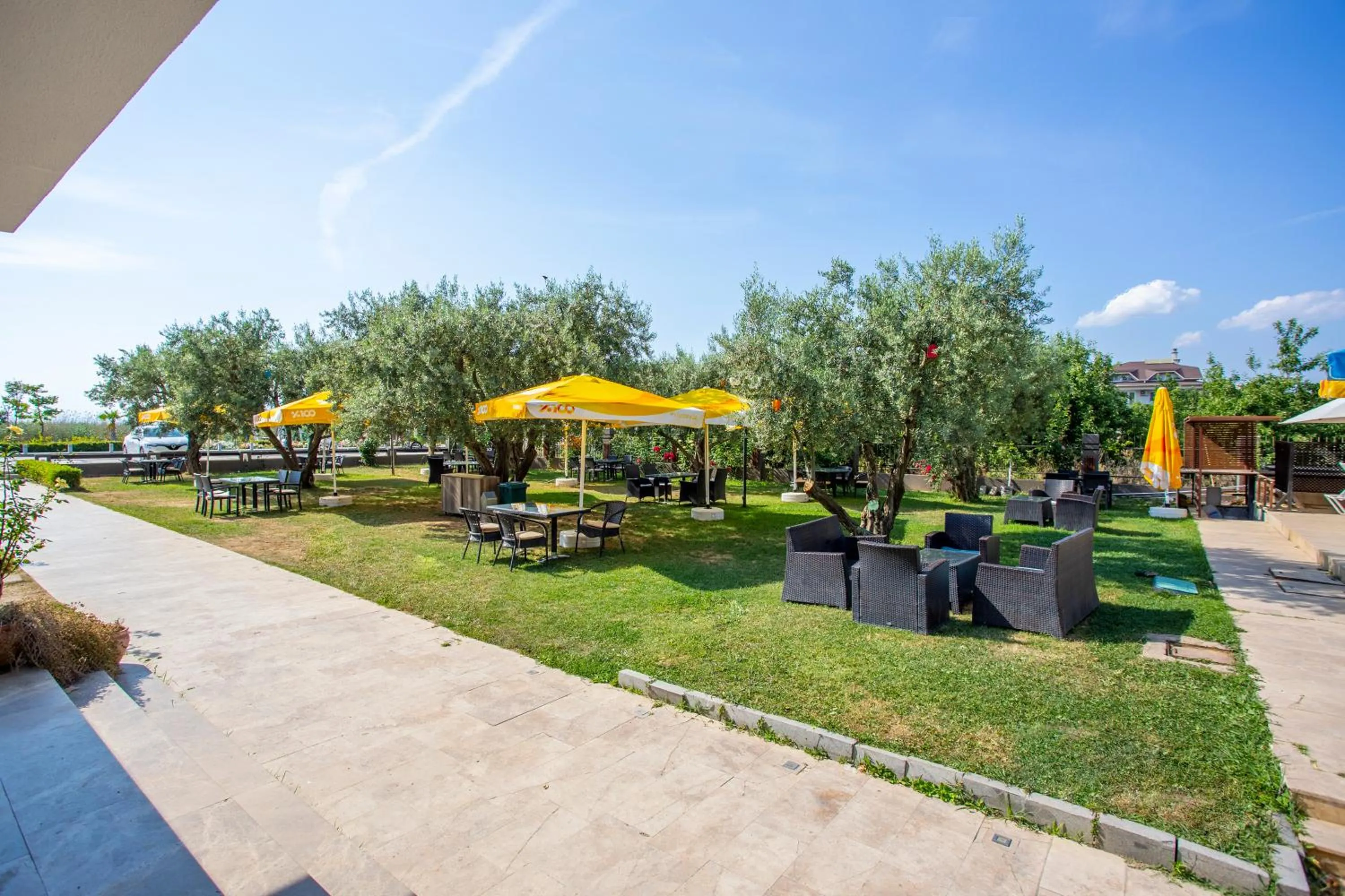 Garden view in Zeytin Bahcesi Hotel