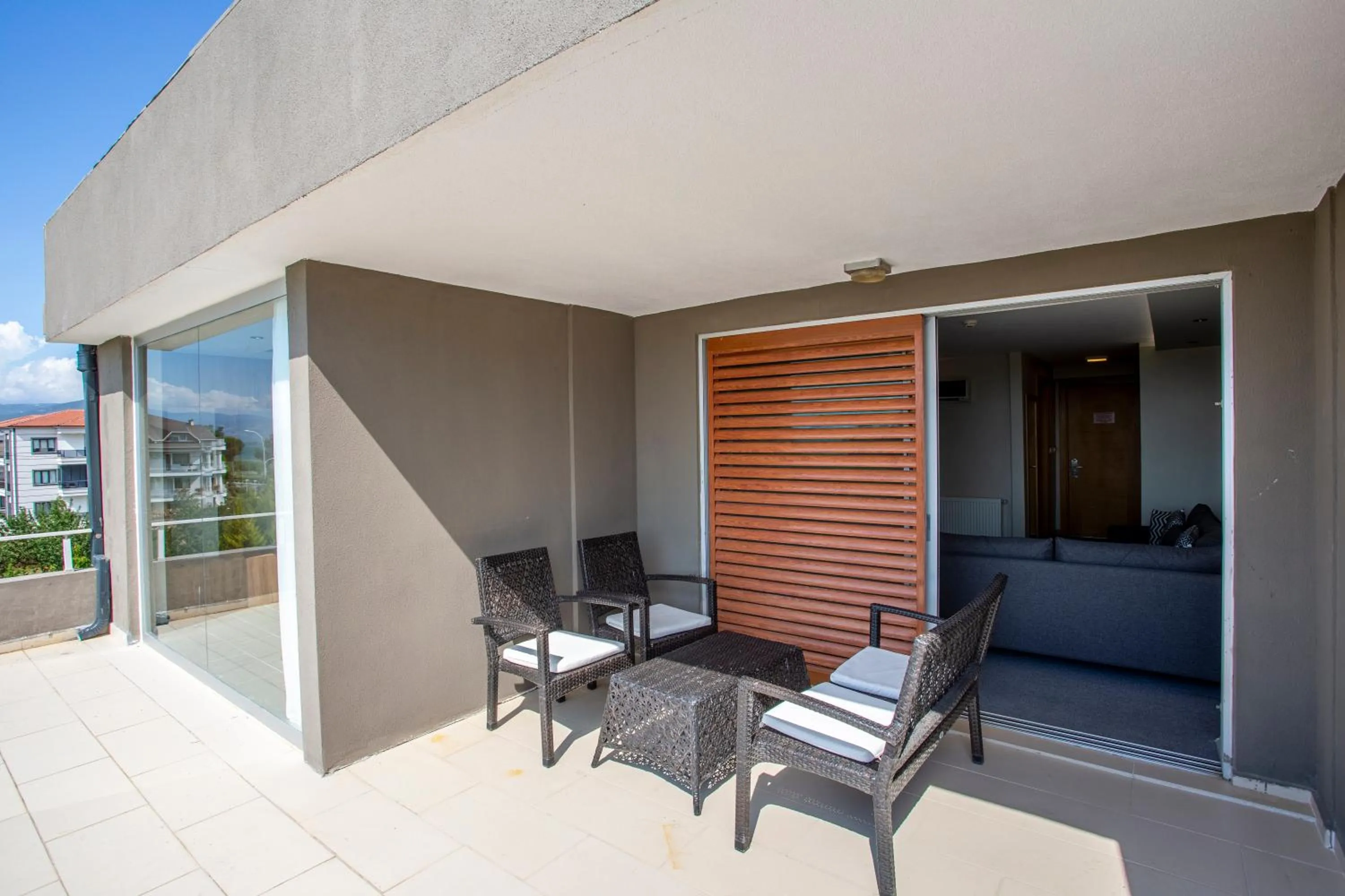 Balcony/Terrace in Zeytin Bahcesi Hotel