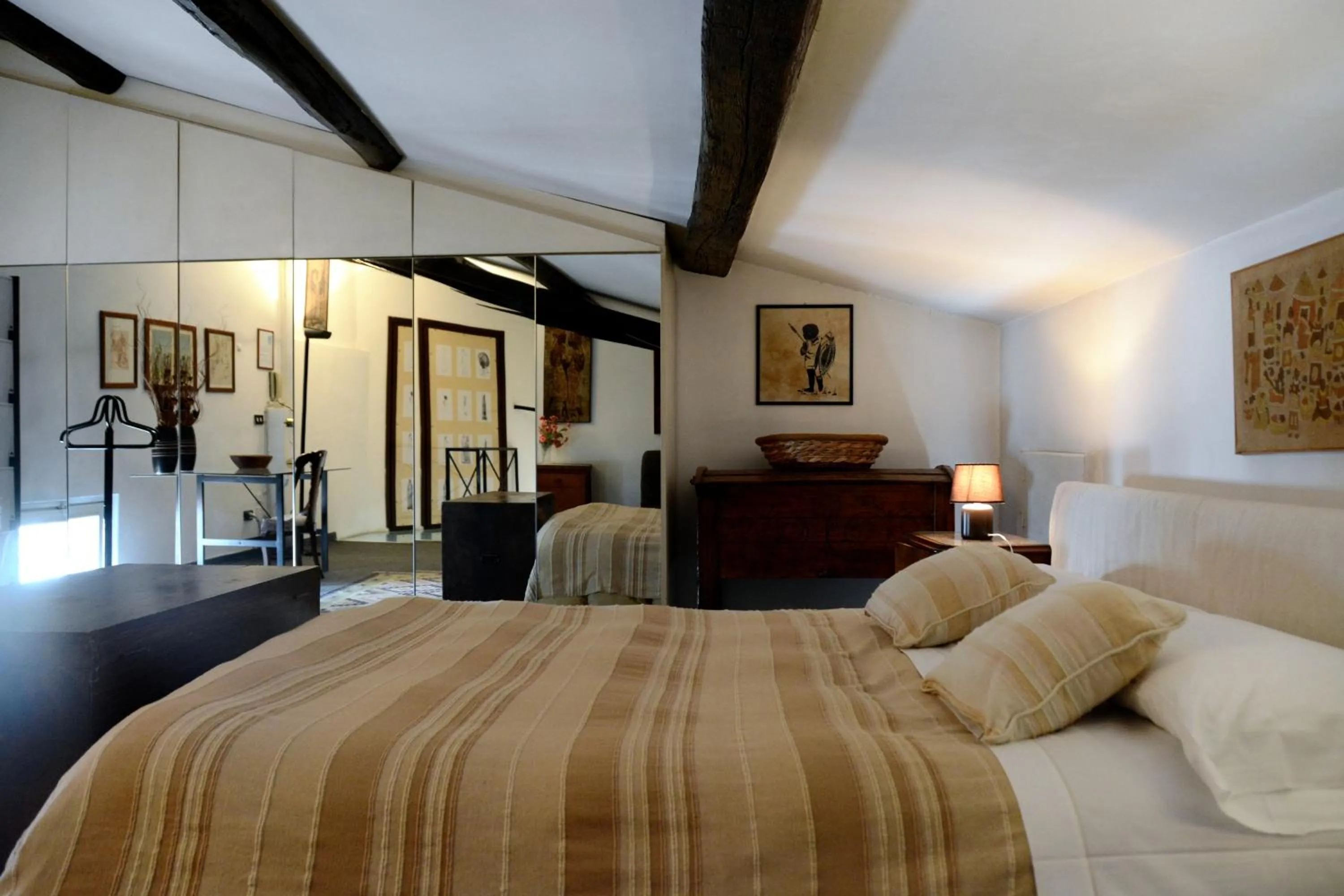 Bedroom, Bed in Appartamento Coronari