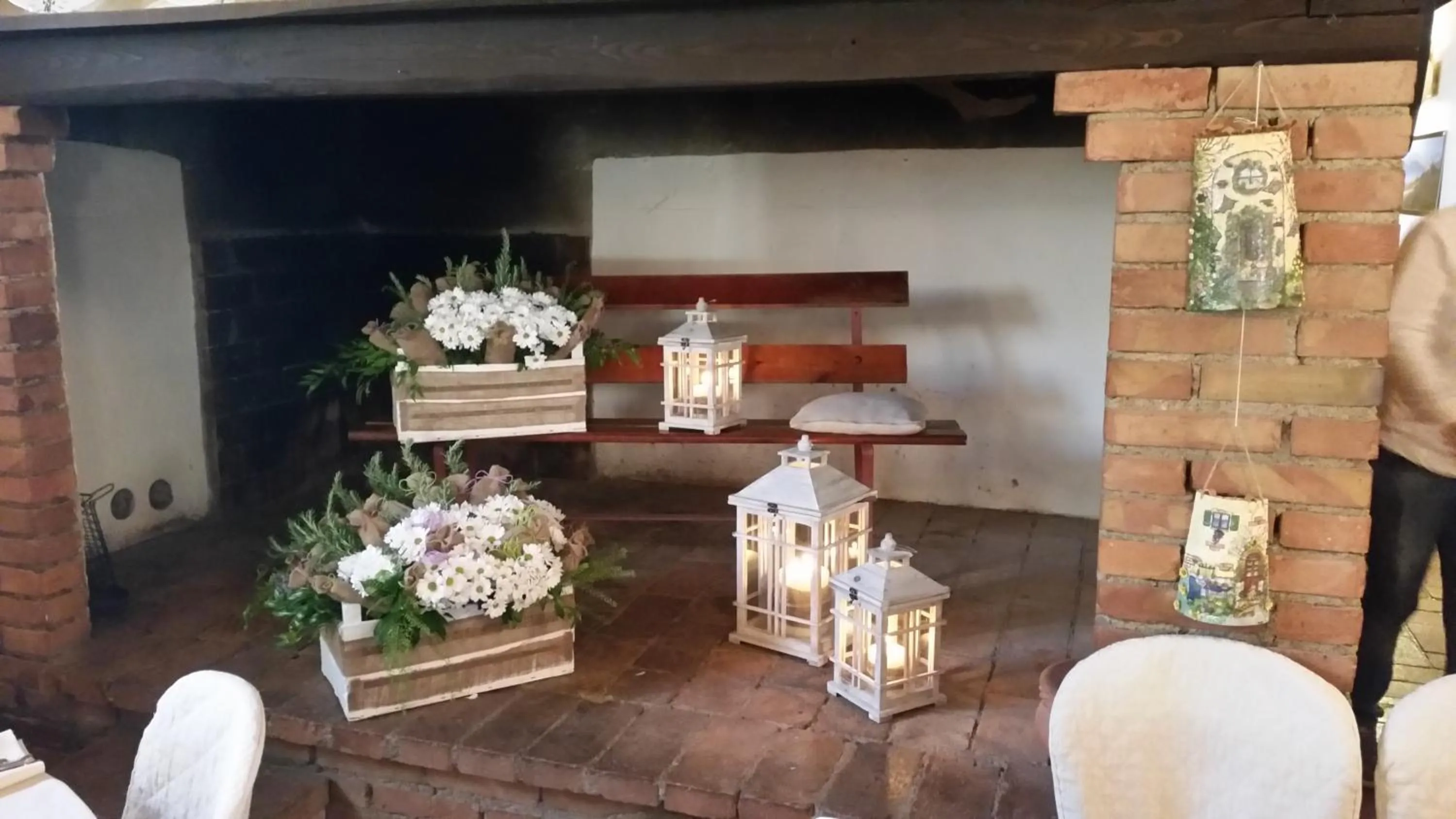 Decorative detail in Agriturismo San Galgano