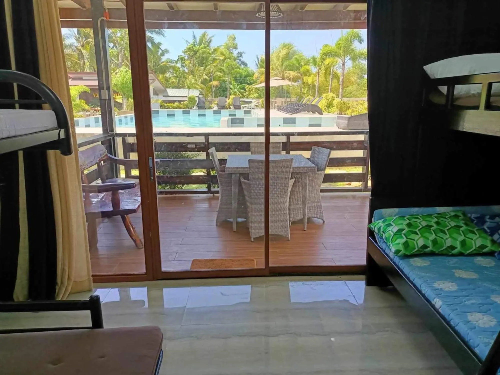 View (from property/room), Bed in Villa Royal Palawan