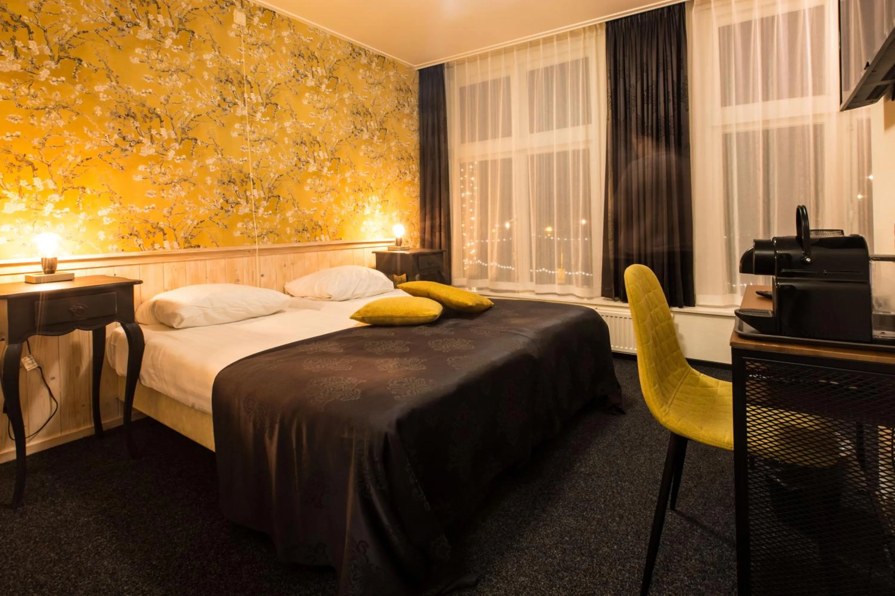 Winter, Bed in Hotel Café Restaurant De Posthoorn