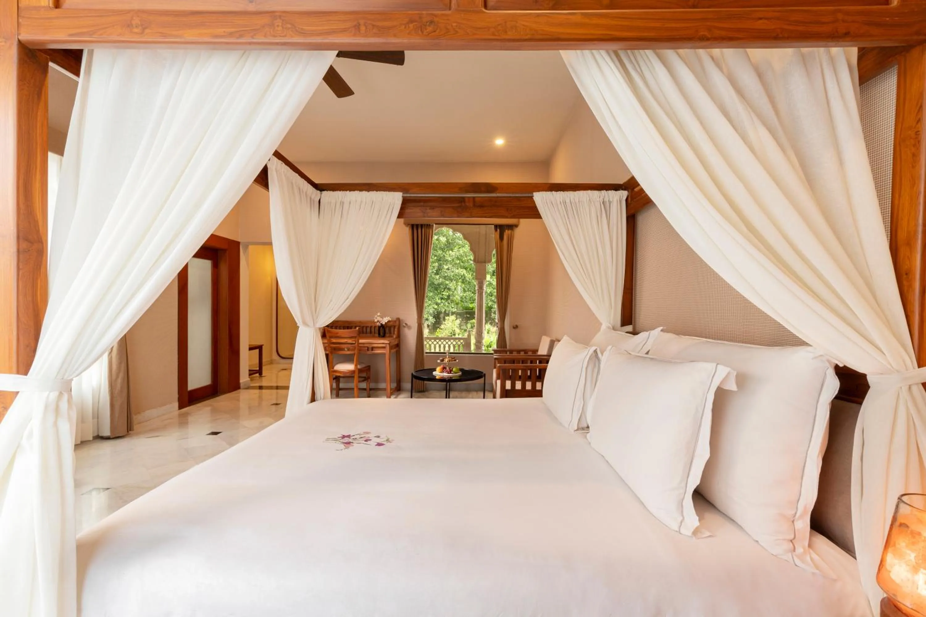 Bed in ZANA Luxury Forest Resort, Ranthambore