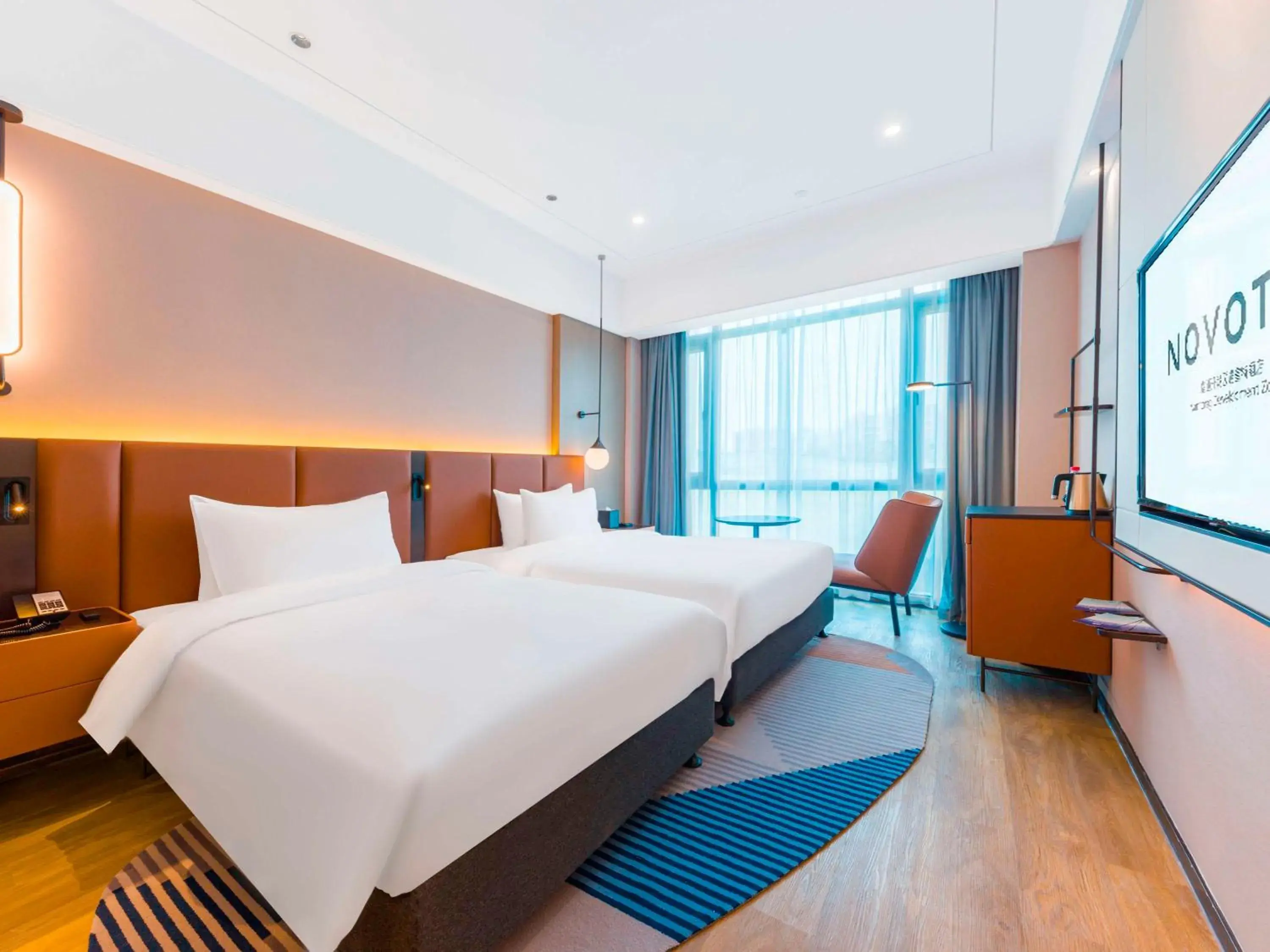 Superior Twin Room in Novotel Nantong Development Zone Superior Twin Room in Novotel Nantong Development Zone