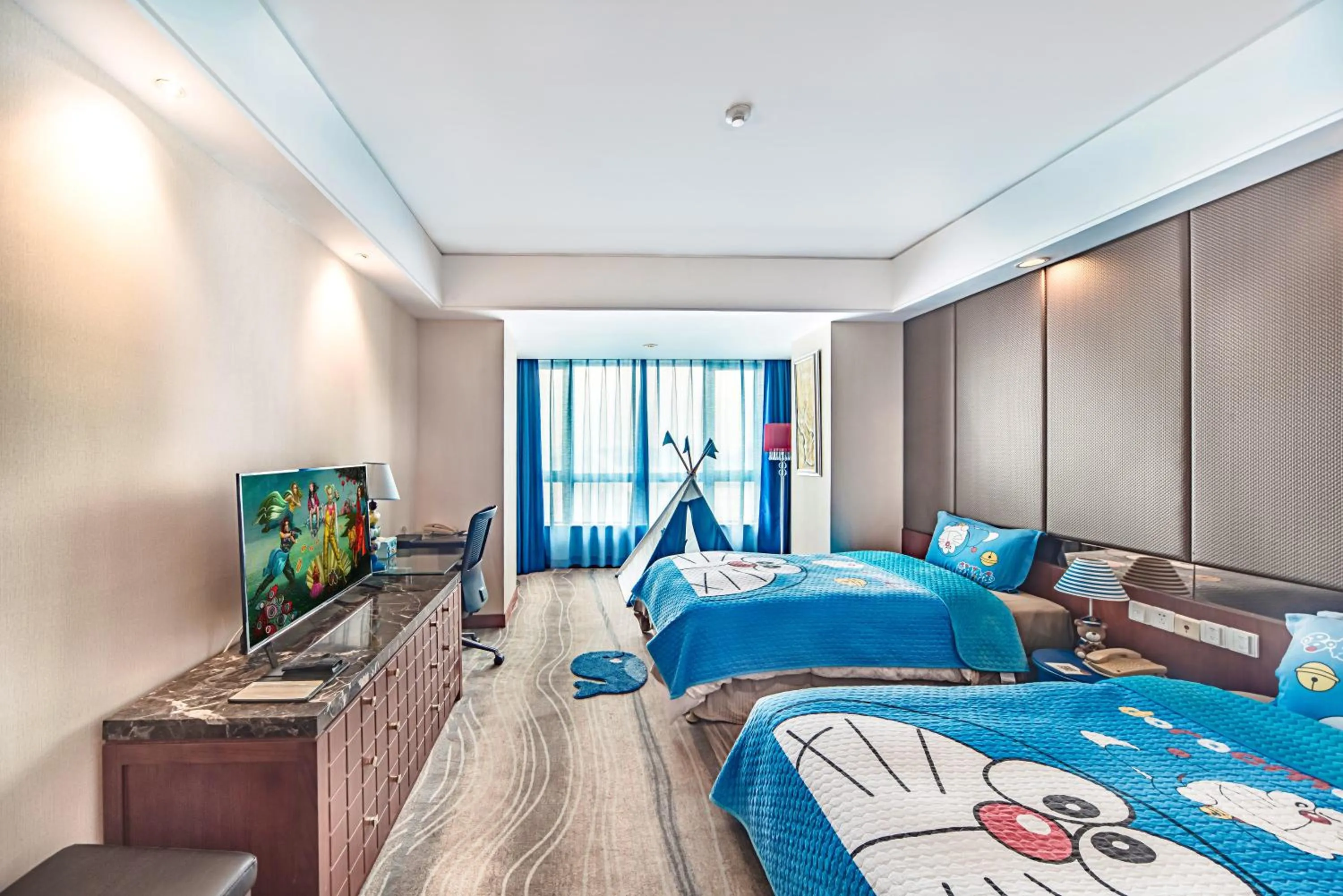 Photo of the whole room, Bed in Haikou Mingguang Shengyi Hotel (Previous Mingguang International Hotel)