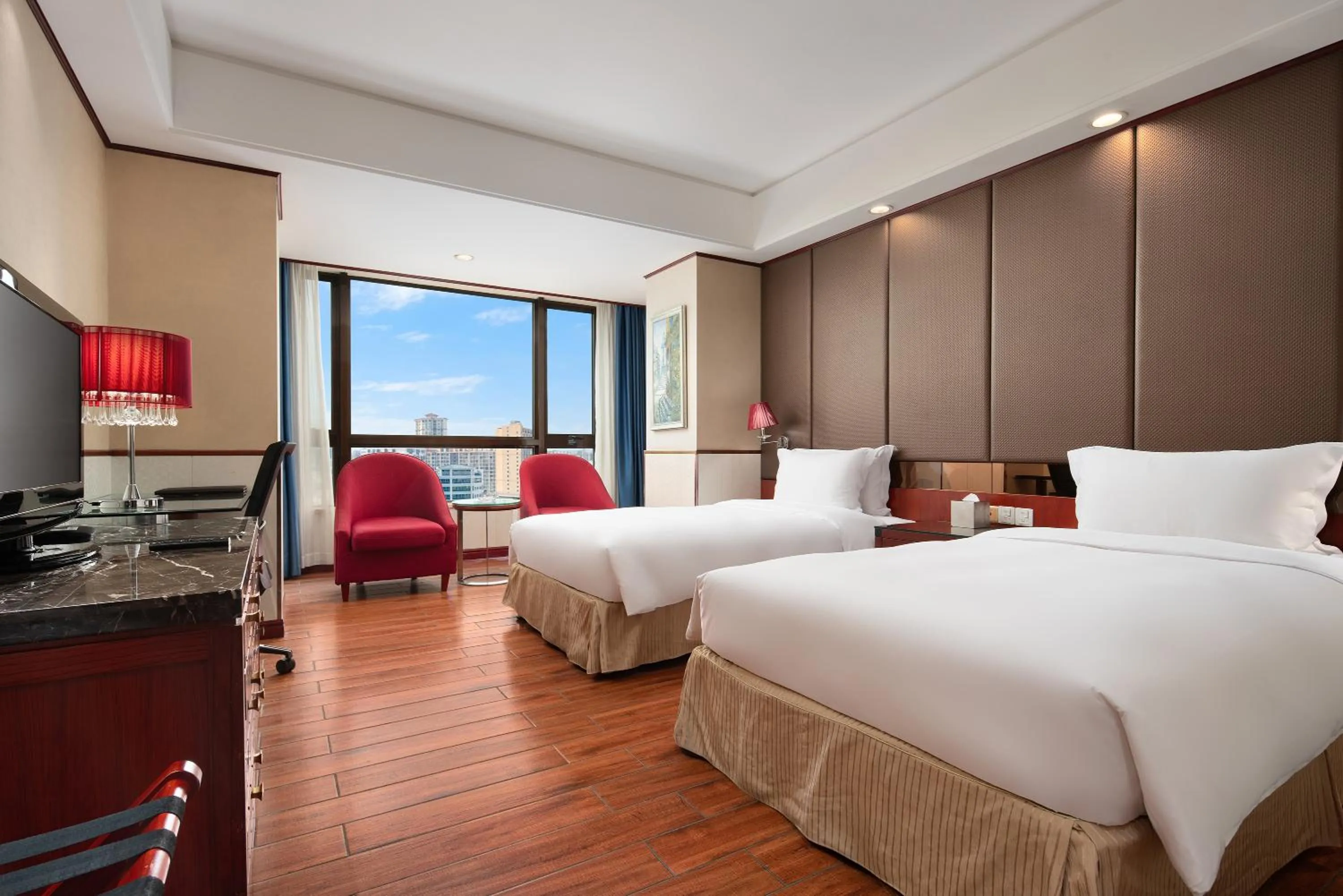 Bed in Haikou Mingguang Shengyi Hotel (Previous Mingguang International Hotel)