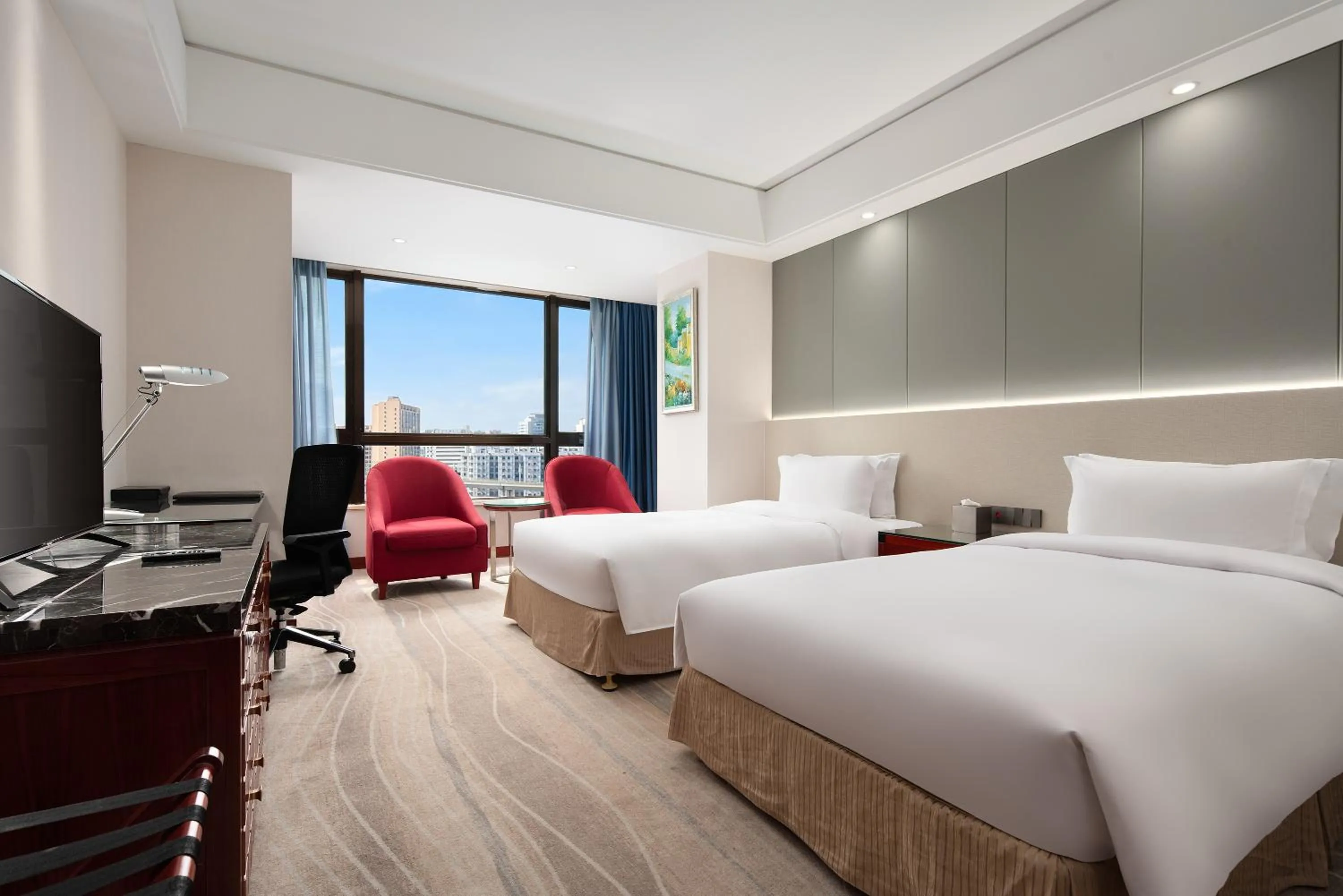 Bed in Haikou Mingguang Shengyi Hotel (Previous Mingguang International Hotel)