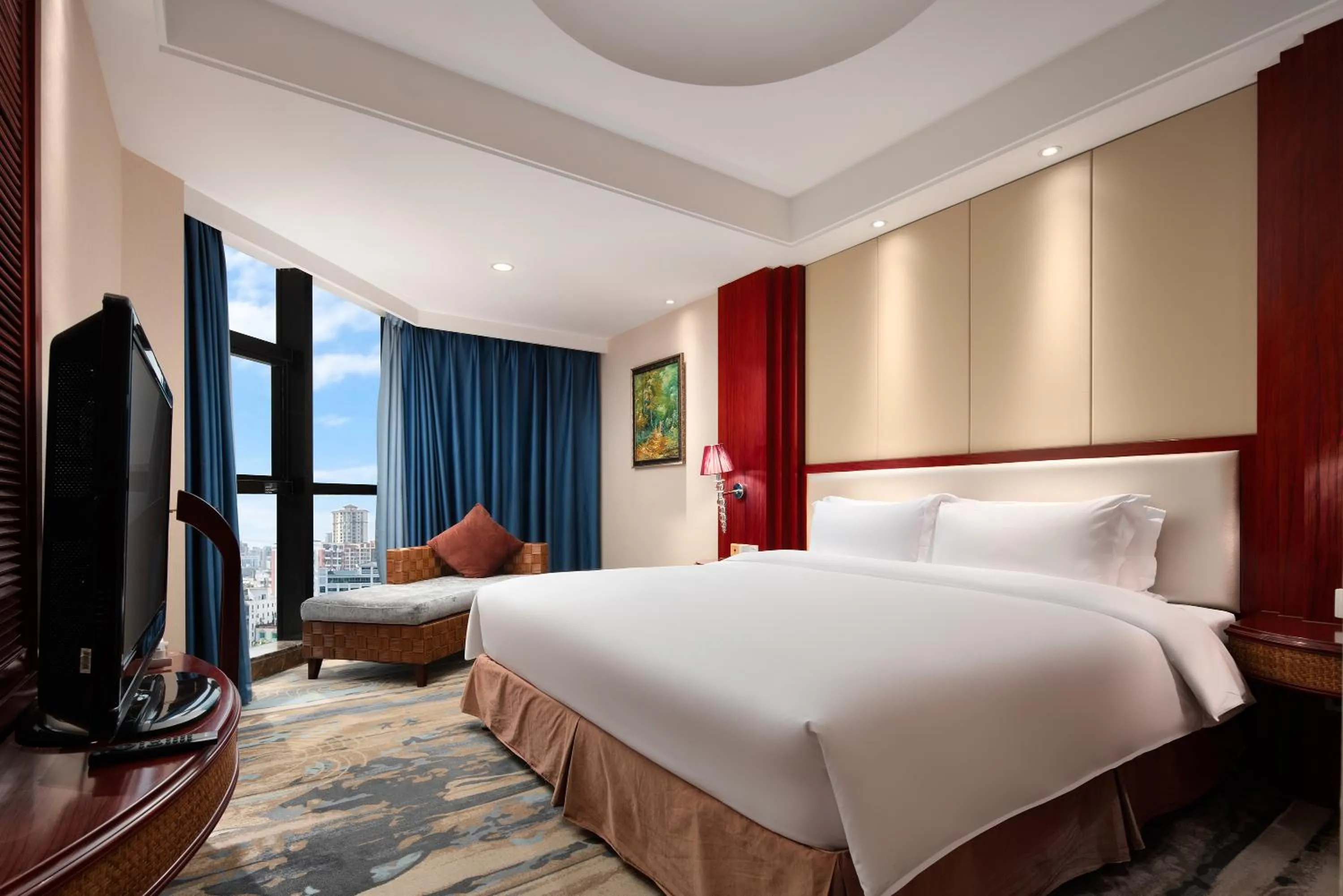 Bed in Haikou Mingguang Shengyi Hotel (Previous Mingguang International Hotel)