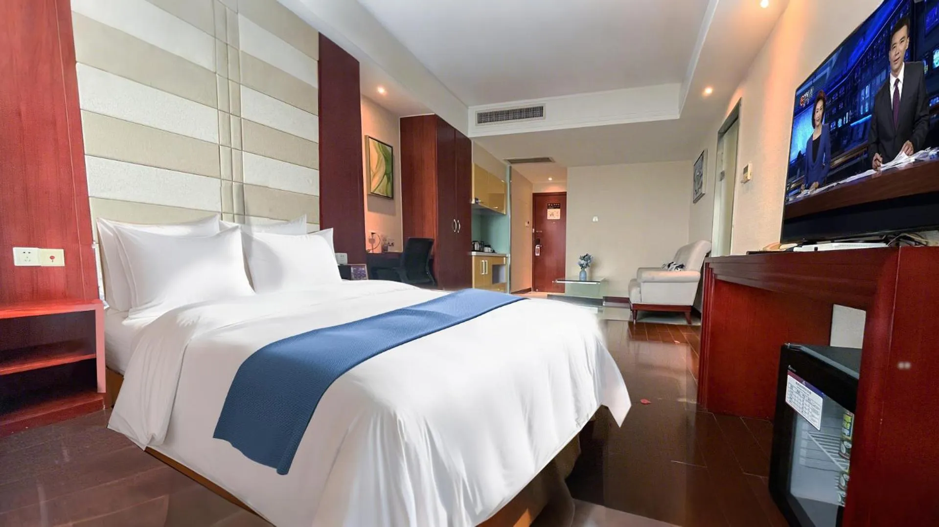 Bed in Haikou Mingguang Shengyi Hotel (Previous Mingguang International Hotel)