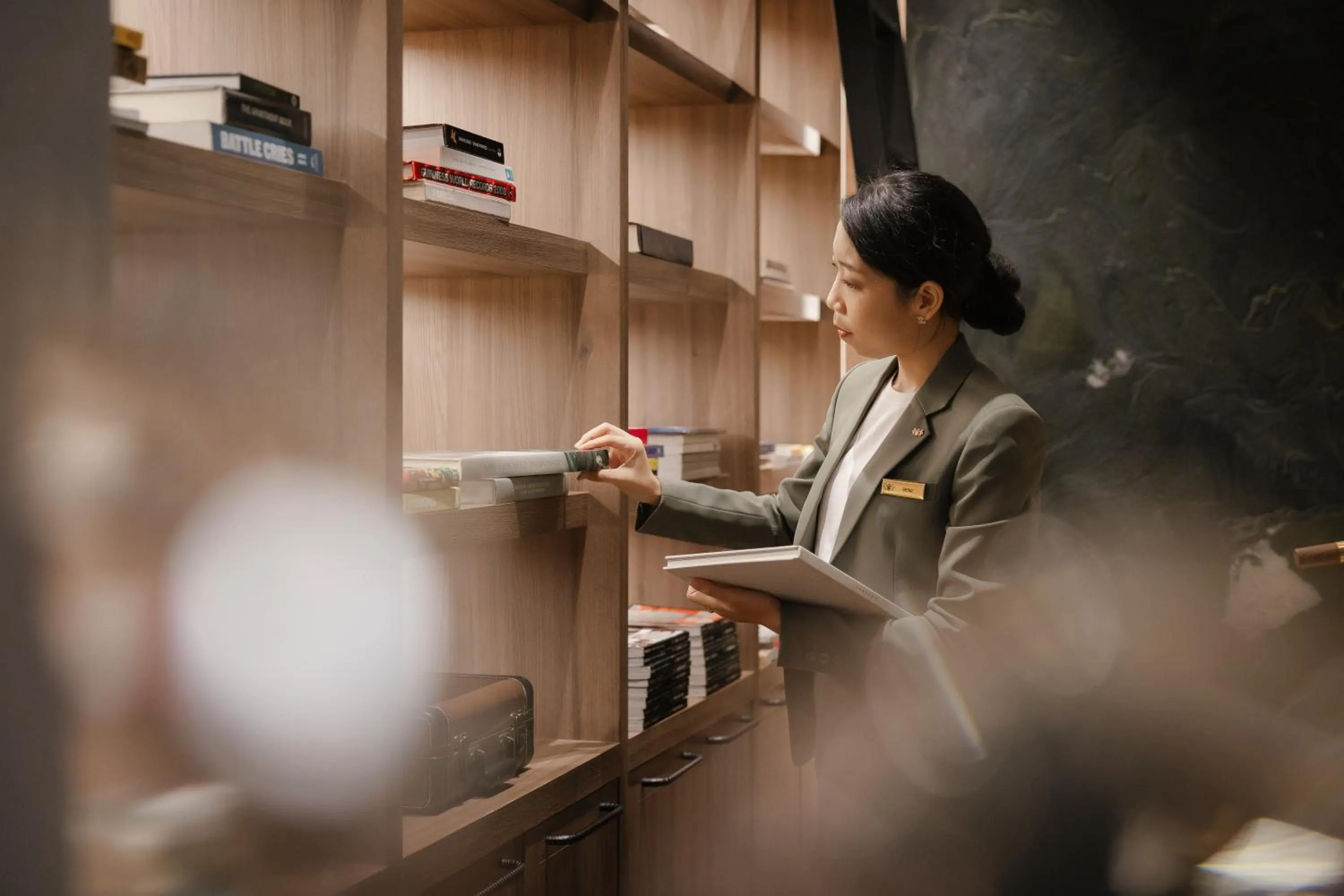 Library in Ten Six Hundred, Chao Phraya, Bangkok by Preference, managed by The Ascott Limited